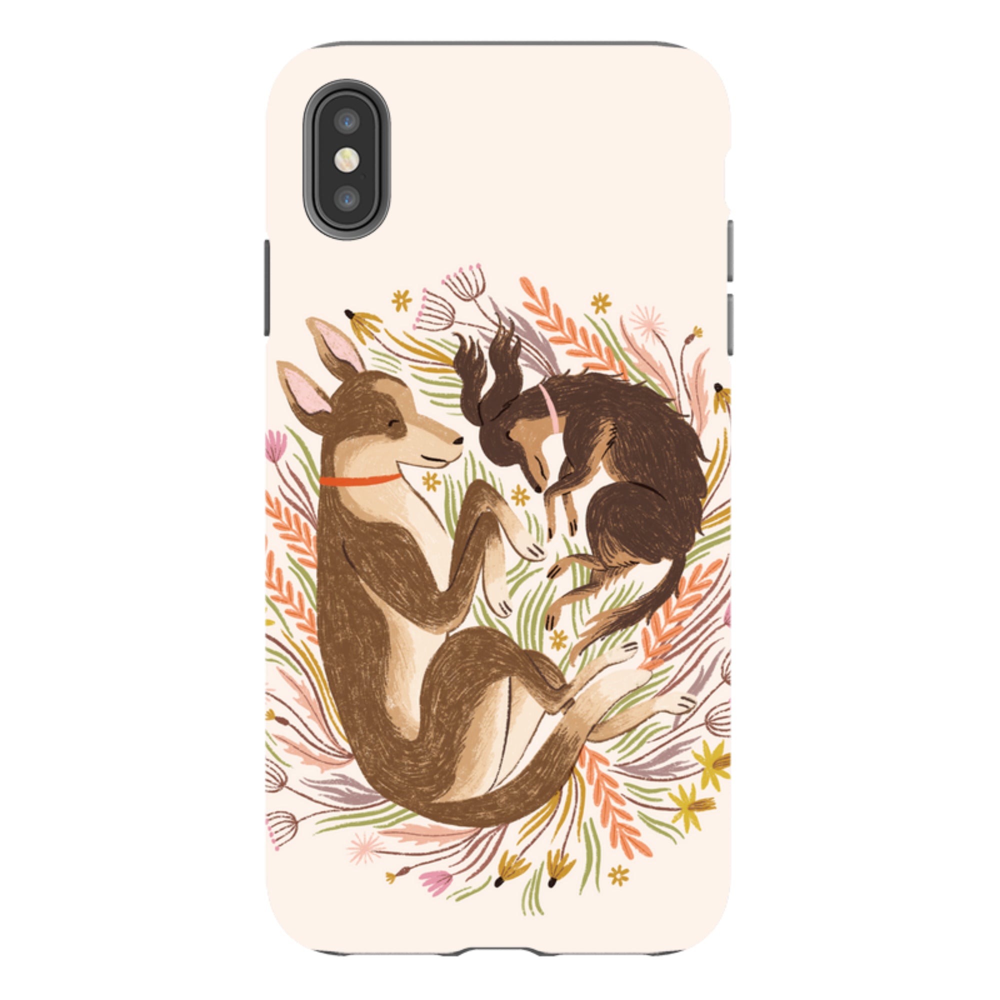 iPhone Tough Case - No Better Dream (Dogs) By Meghann Rader