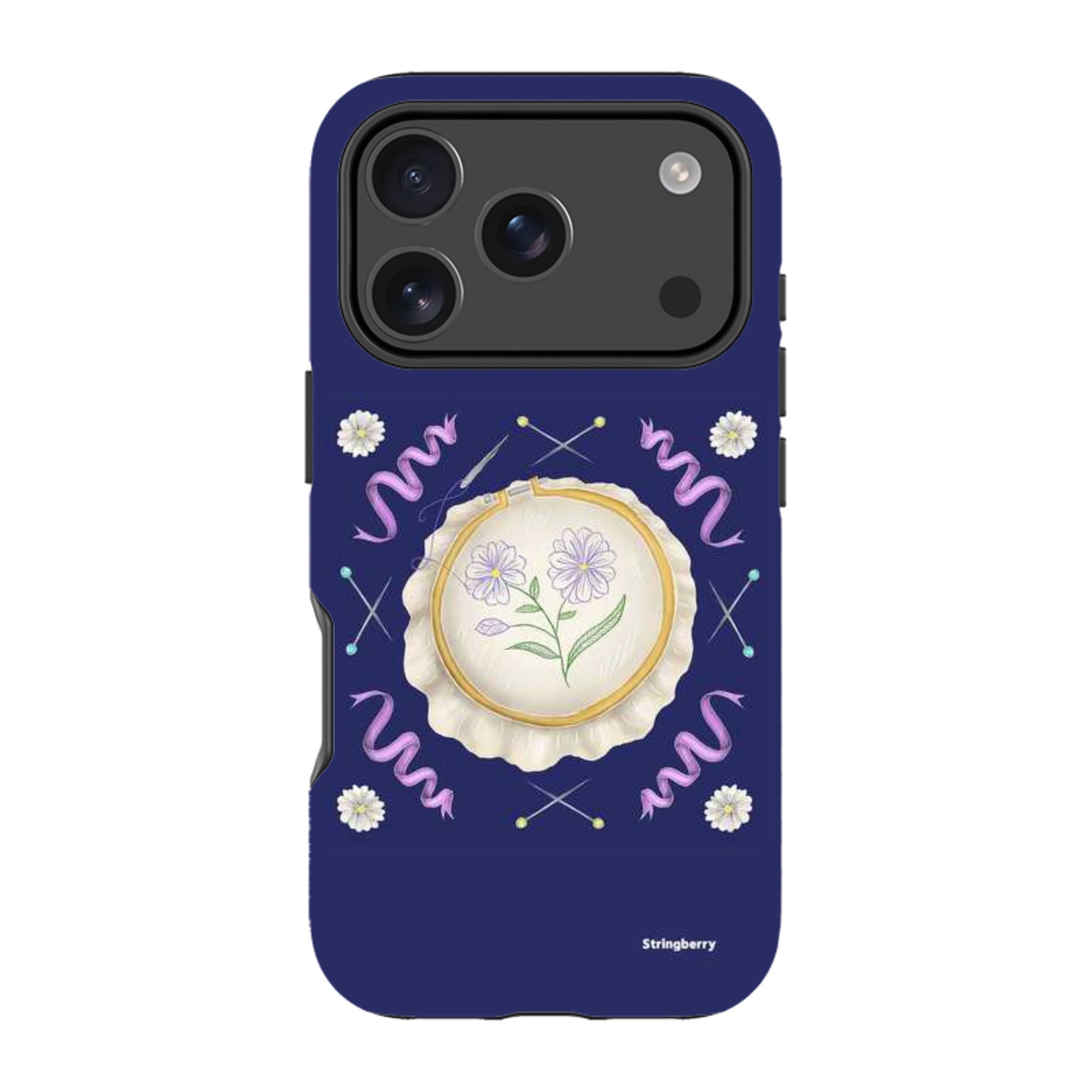 iPhone MagSafe Tough Case -  Daisy Needlework By Catherine Rowe