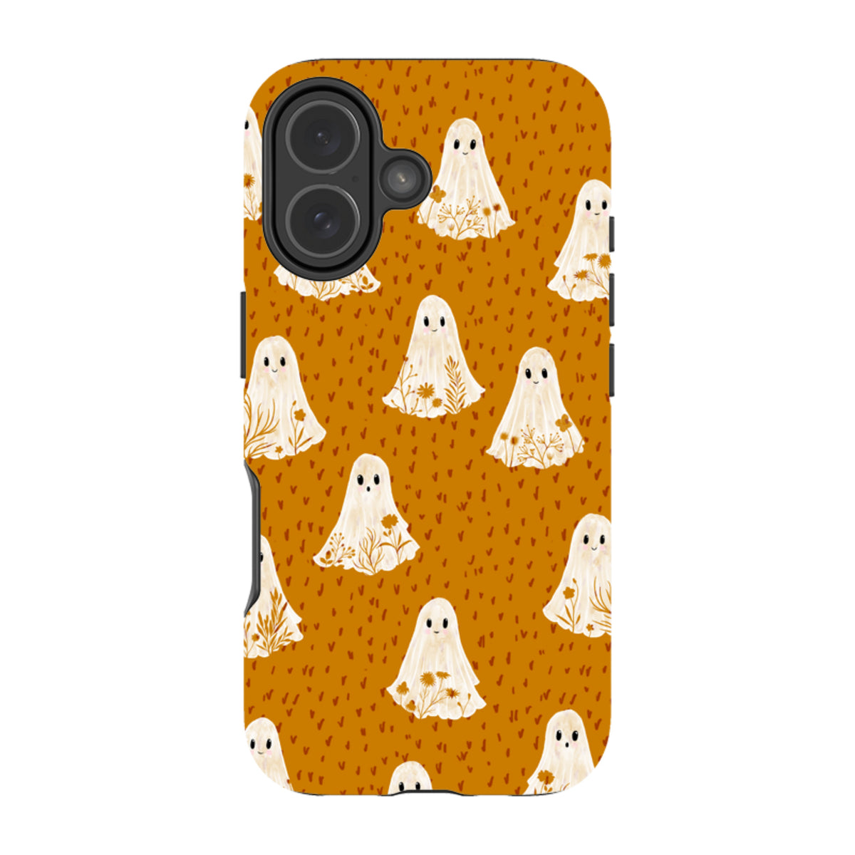 iPhone Tough Case - Floral Ghosts - Spice By Katherine Quinn