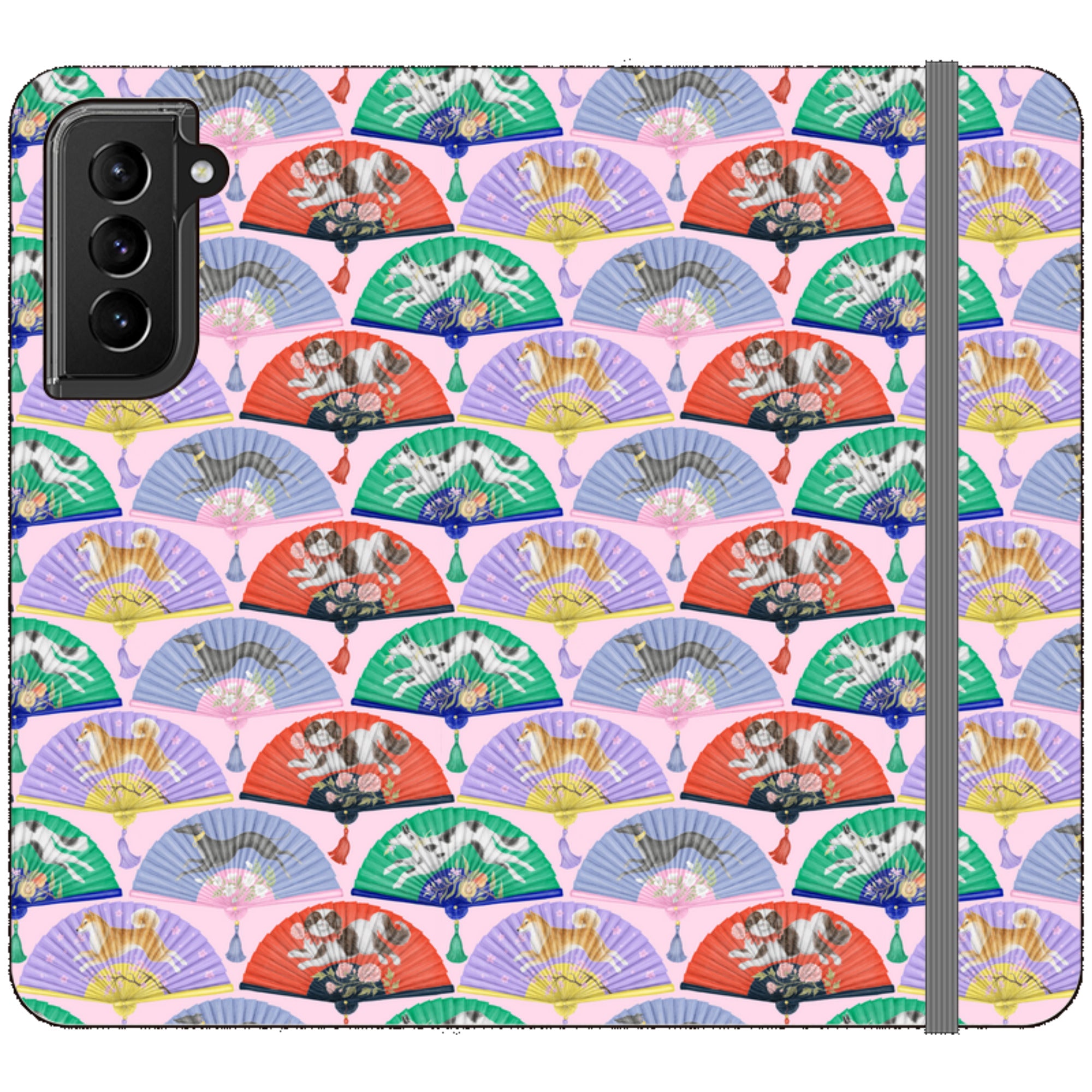 Dog Fan Wallet Case By Catherine Rowe