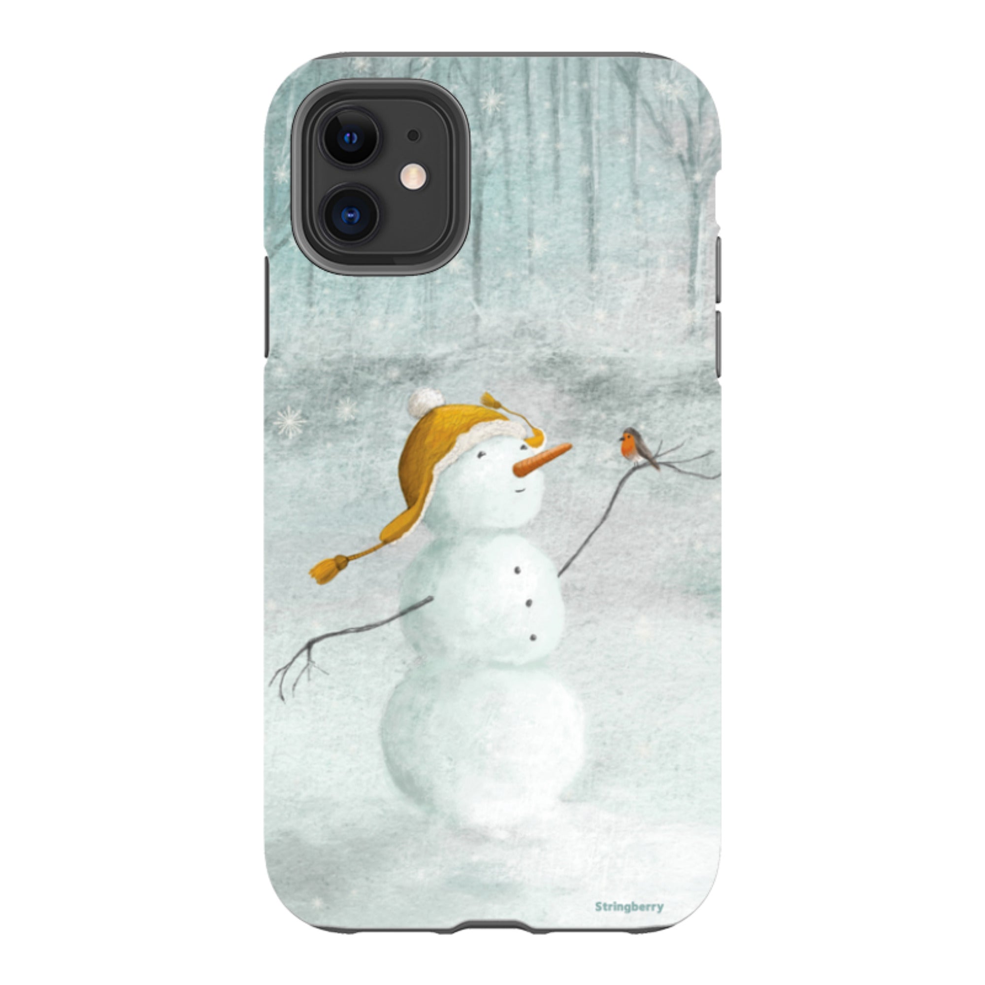 iPhone Tough Case - Snowman By Maja Lindberg