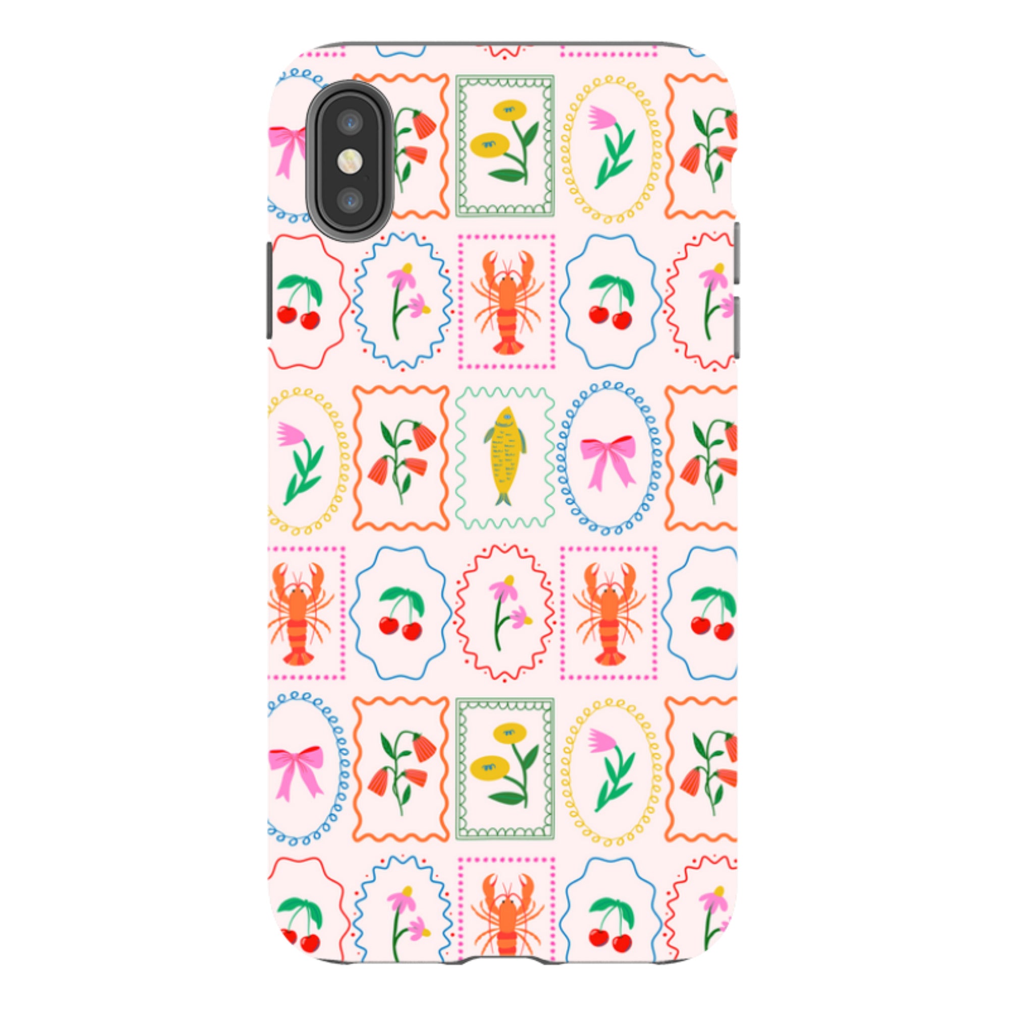 iPhone Tough Case - Chic Stamps