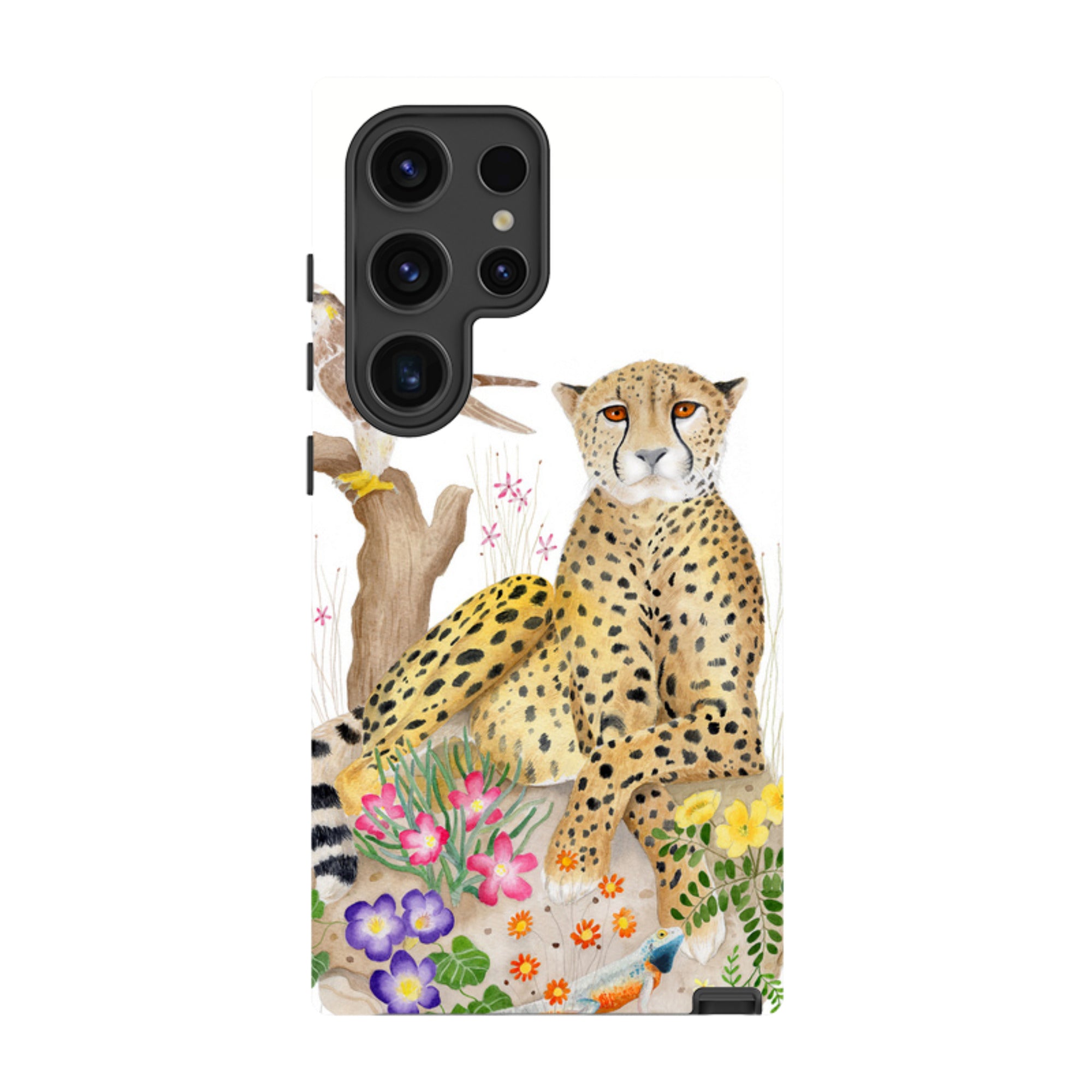 Samsung Tough Case - Botswana Cheetah By Bex Parkin