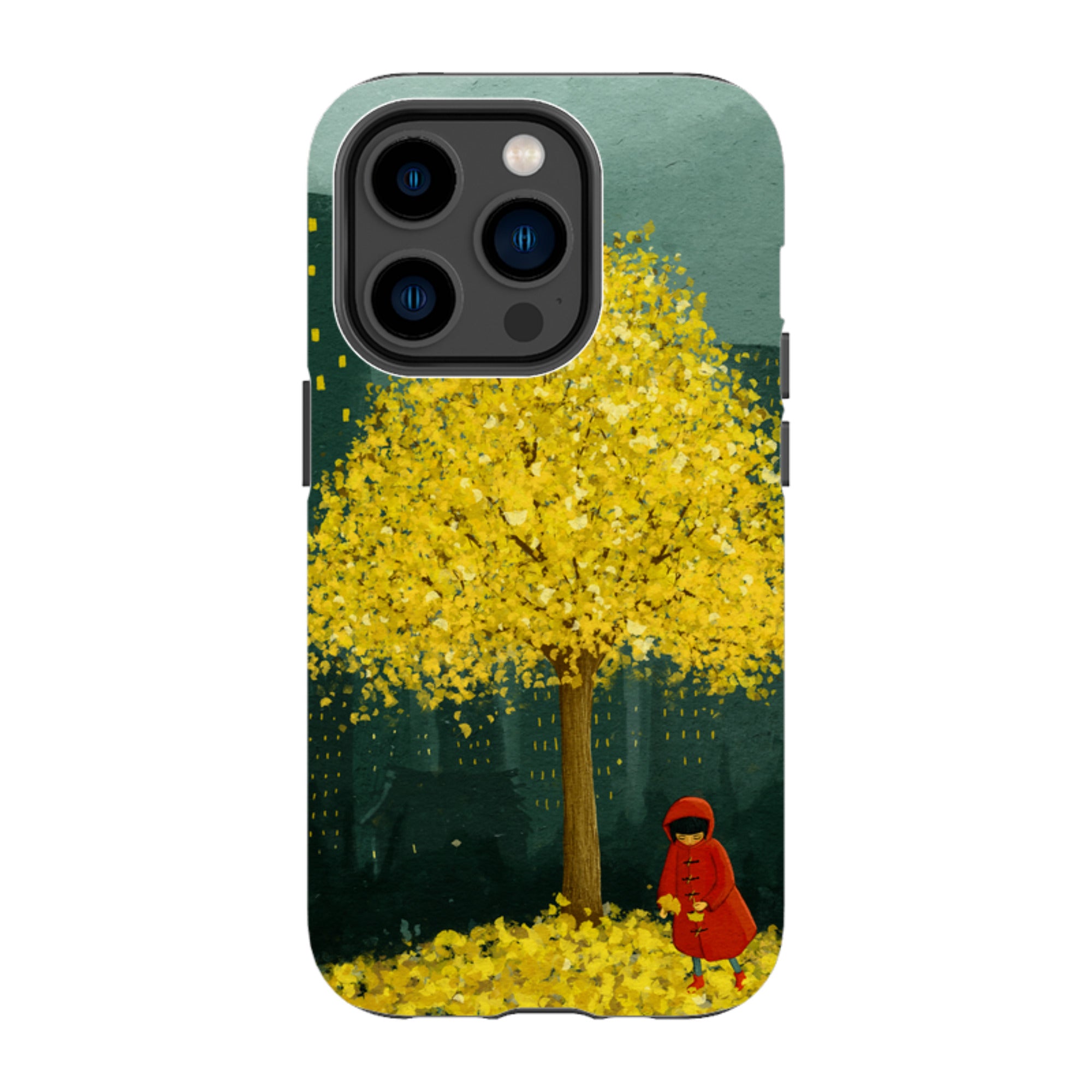 iPhone Tough Case - Gingko Tree By Maja Lindberg