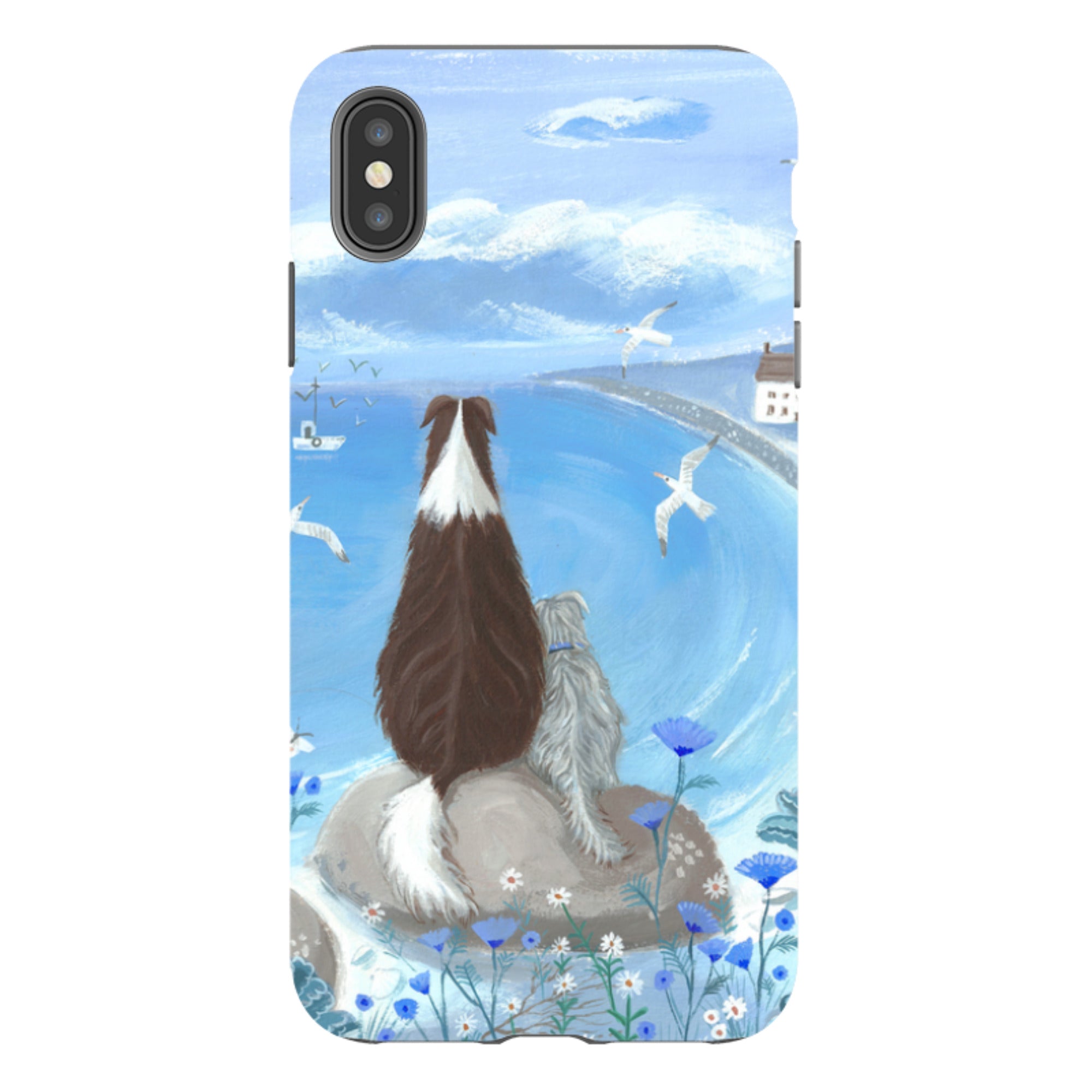 iPhone Tough Case - Beach Dog By Mary Stubberfield