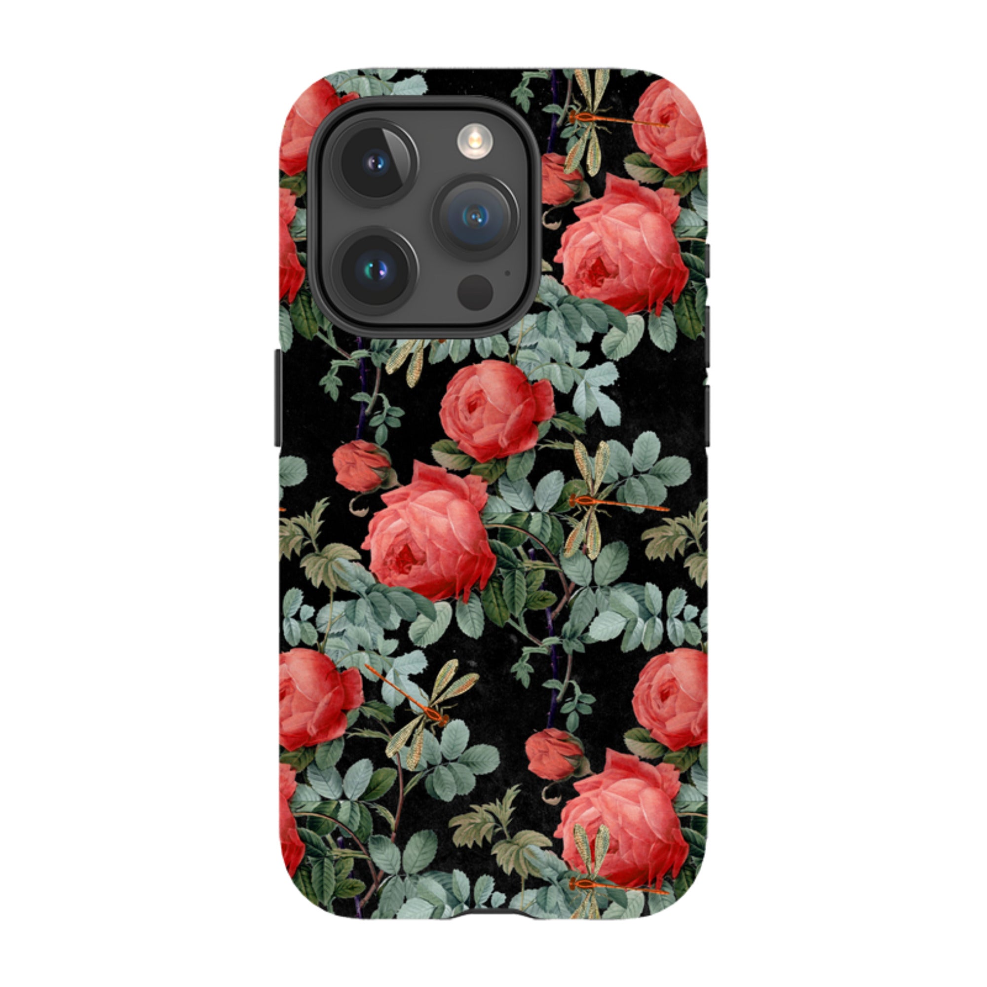 iPhone Tough Case - Dragons And Roses