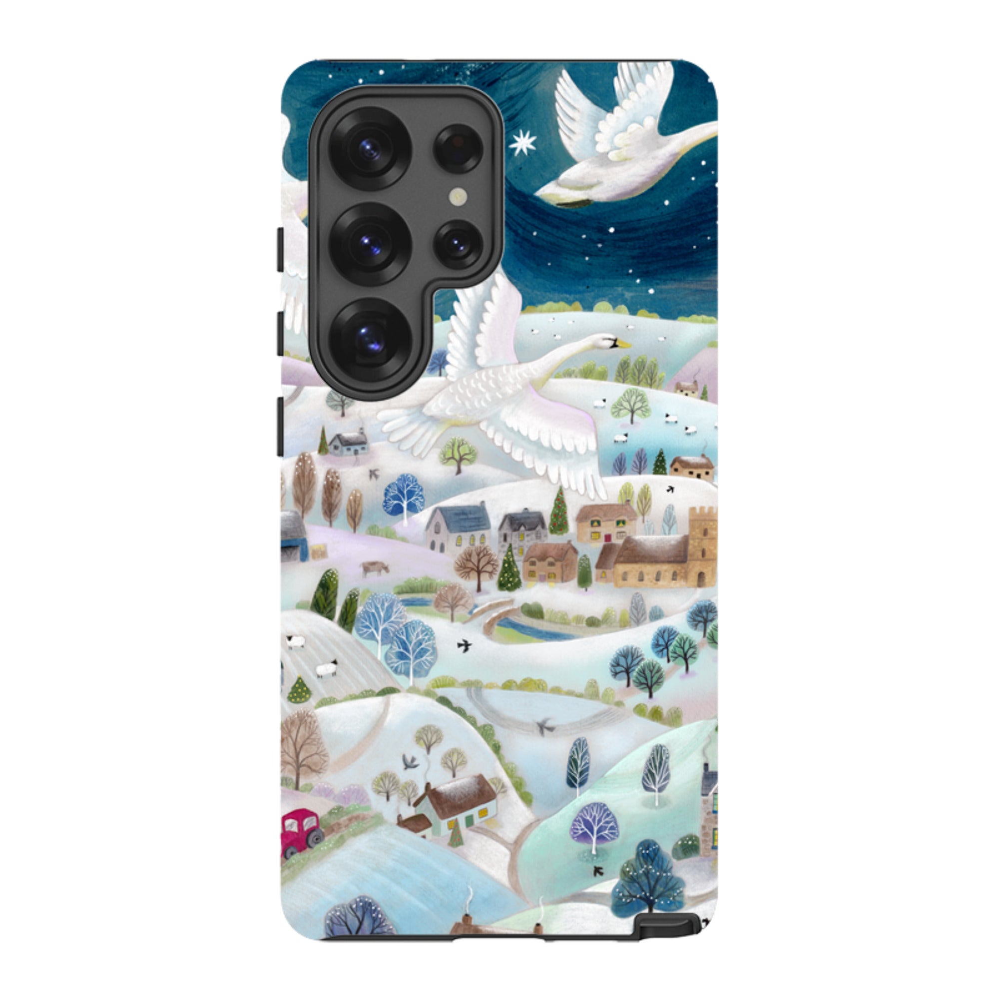 Samsung Tough Case - Winter Swans By Bex Parkin