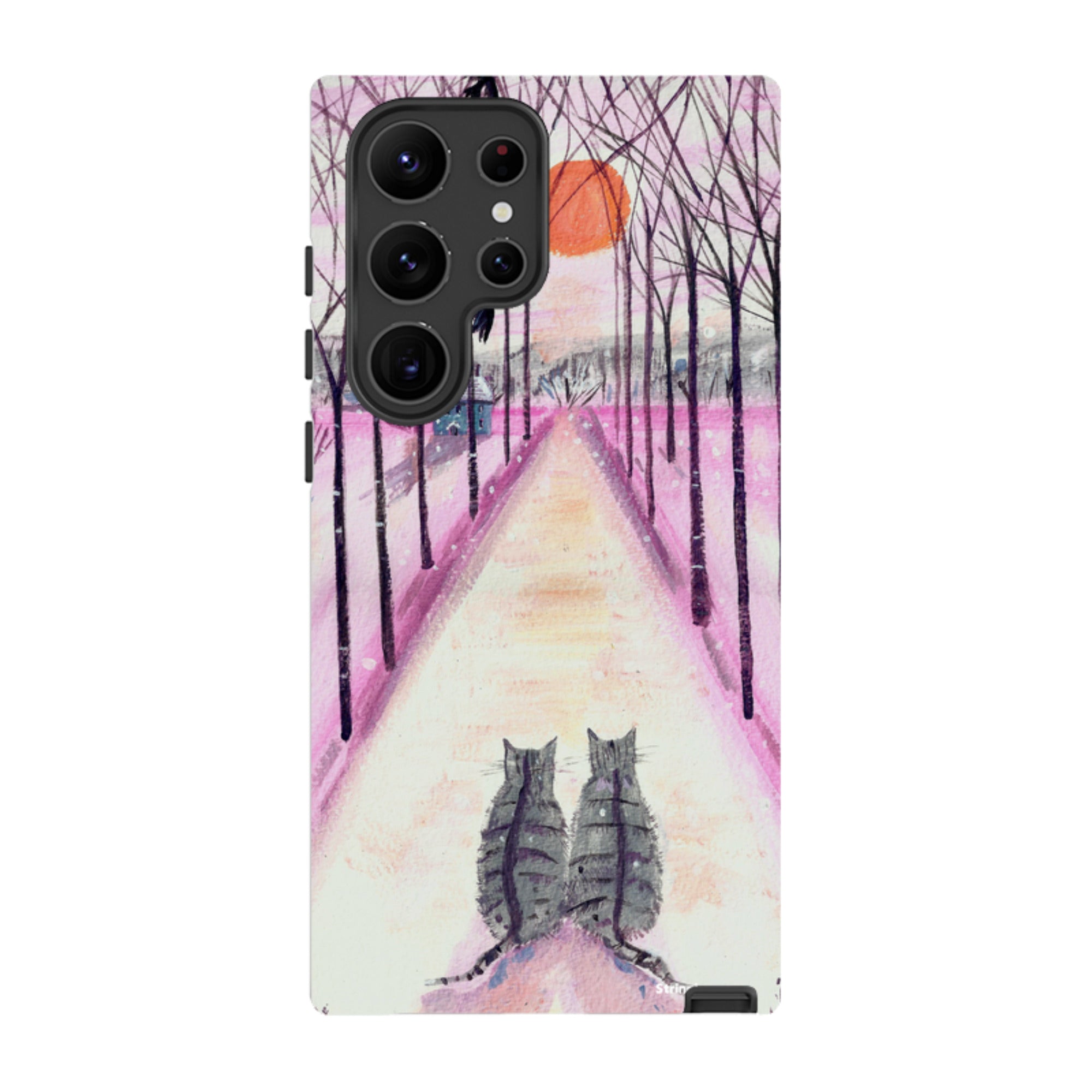 Samsung Tough Case - Winter Cats By Mary Stubberfield