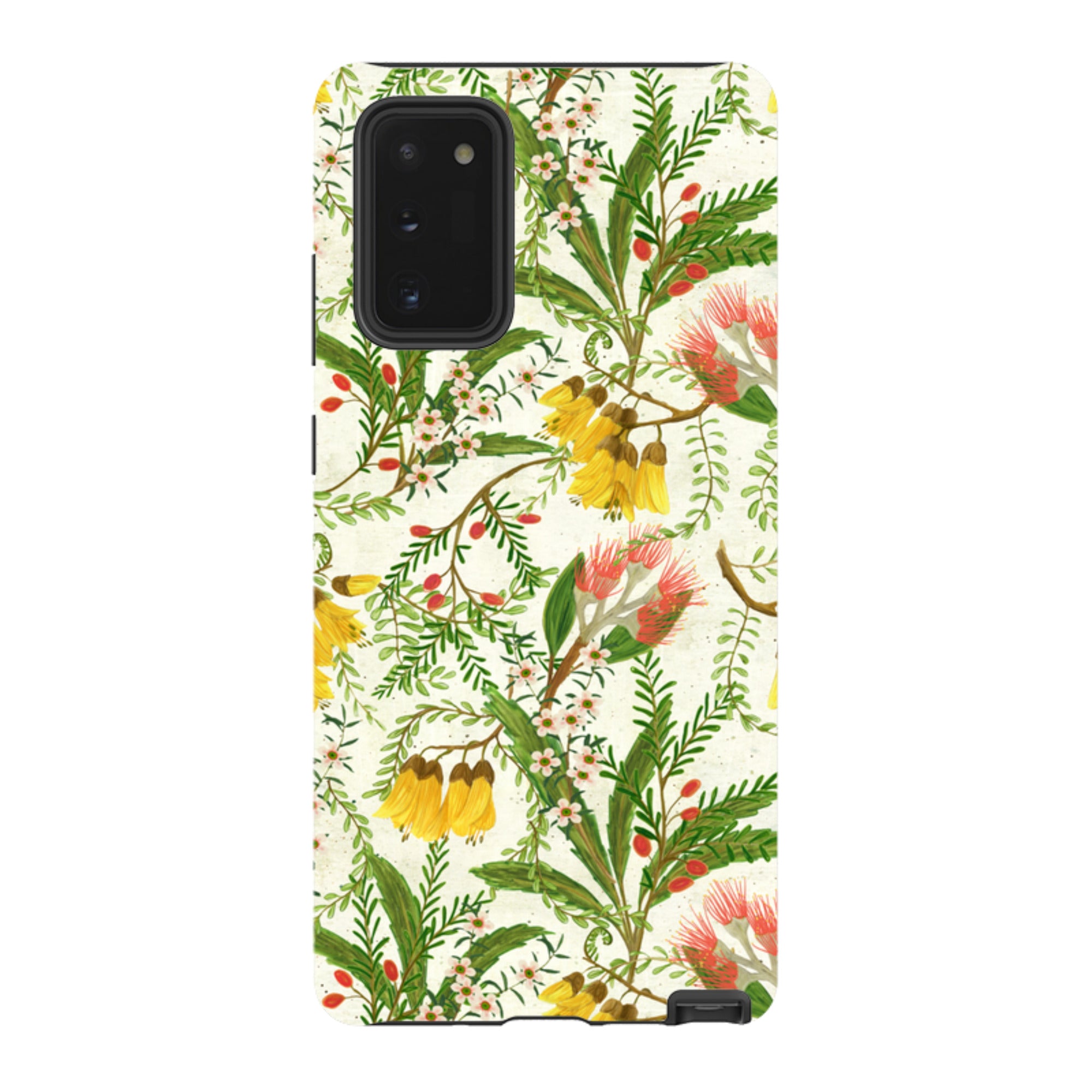 Samsung Tough Case - Kowhai And Bottle Brush By Katherine Quinn