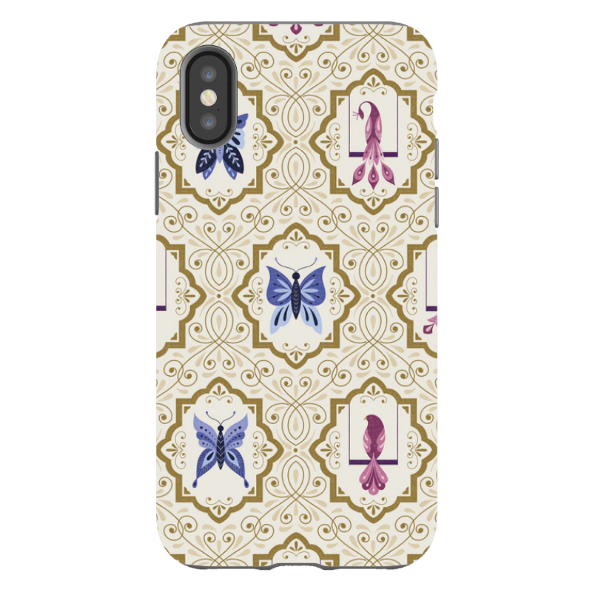 iPhone Tough Case - Wingframes Ivory By Jenny Zemanek