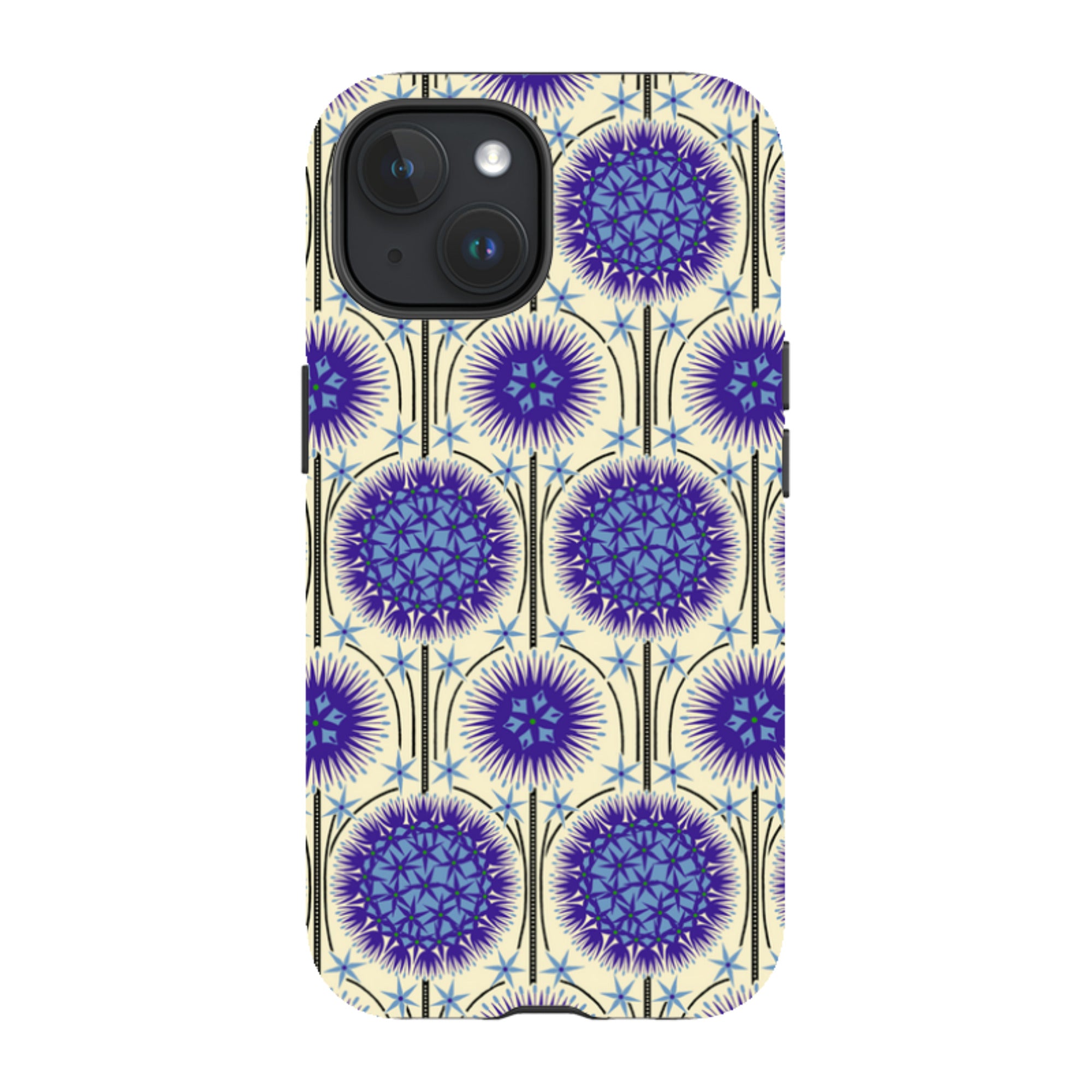 iPhone MagSafe Tough Case - Allium Cream By Cressida Bell
