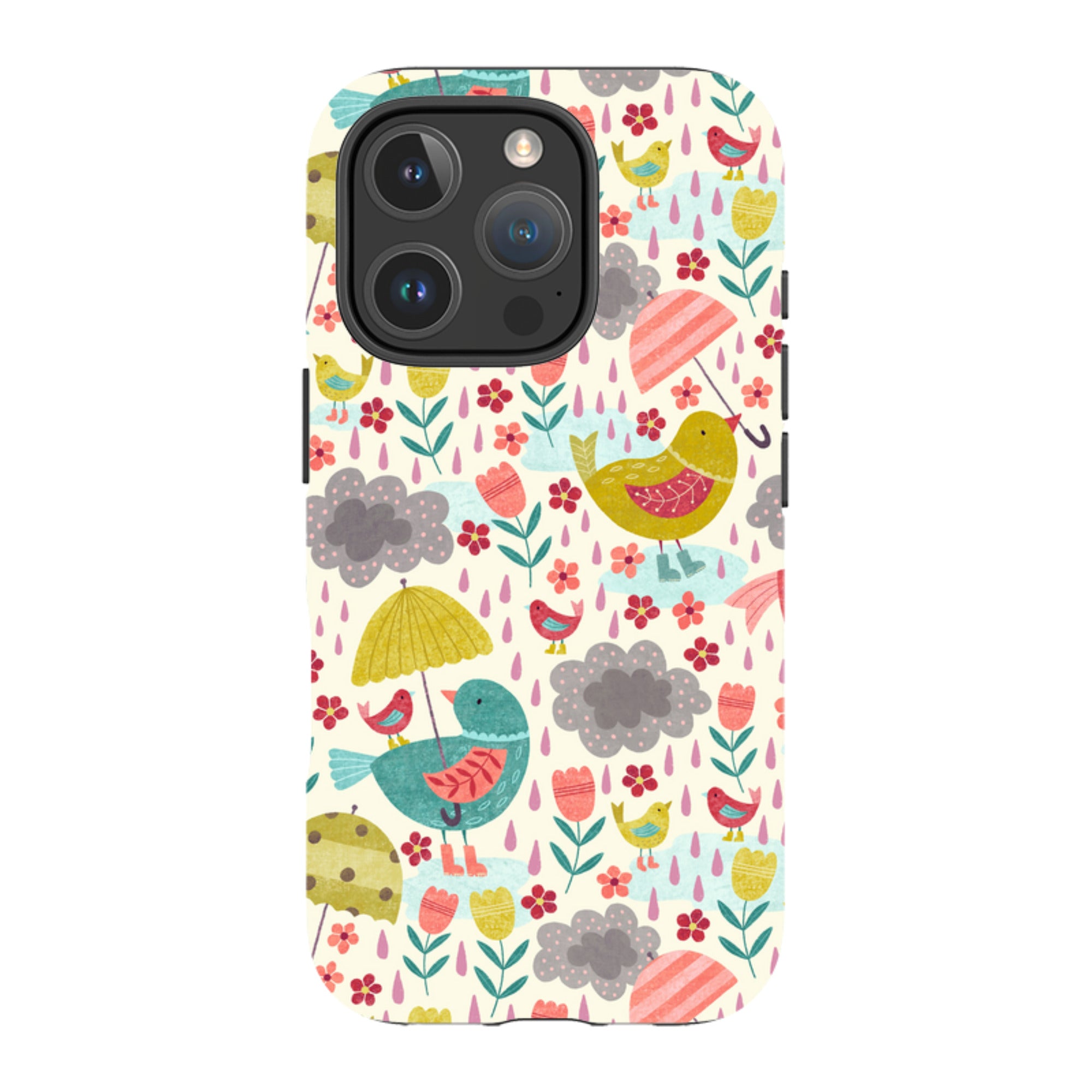 iPhone Tough Case - Rain Birds By Suzy Taylor