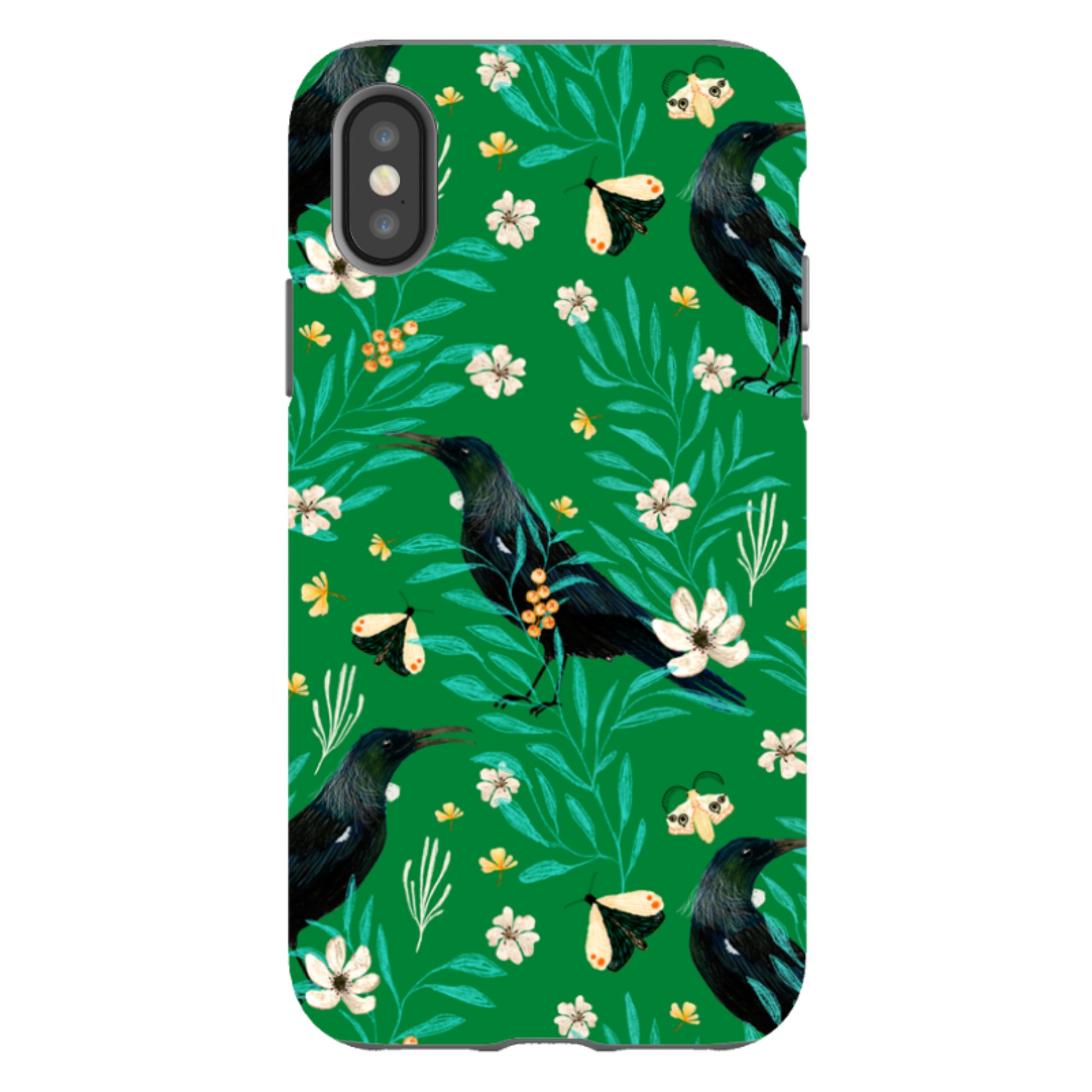 iPhone Tough Case - Tui Green By Katherine Quinn