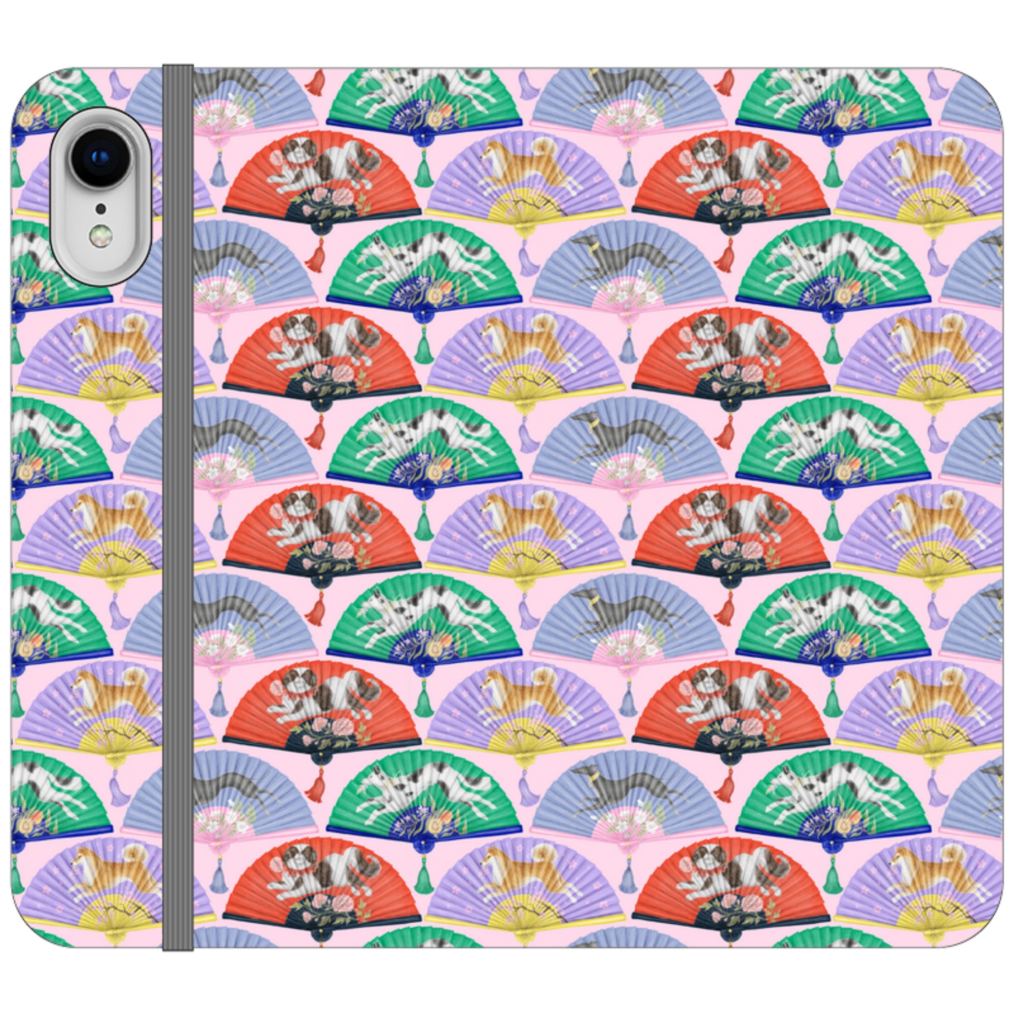 Dog Fan Wallet Case By Catherine Rowe