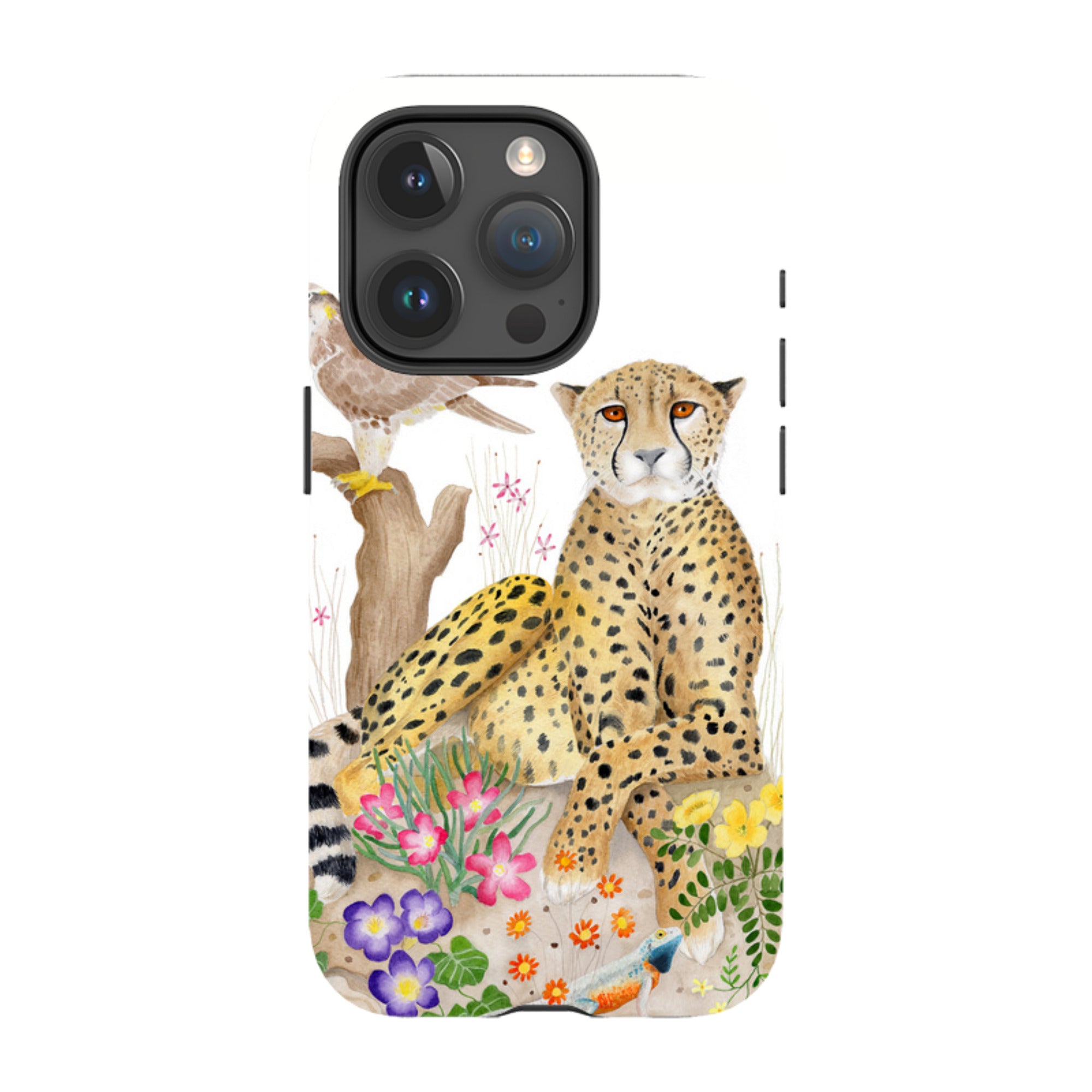 iPhone Tough Case - Botswana Cheetah By Bex Parkin