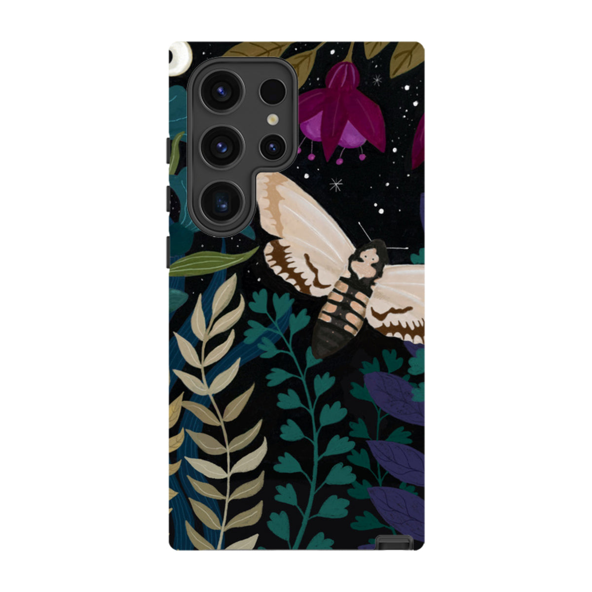 Samsung Tough Case - Midnight Moths By Bex Parkin