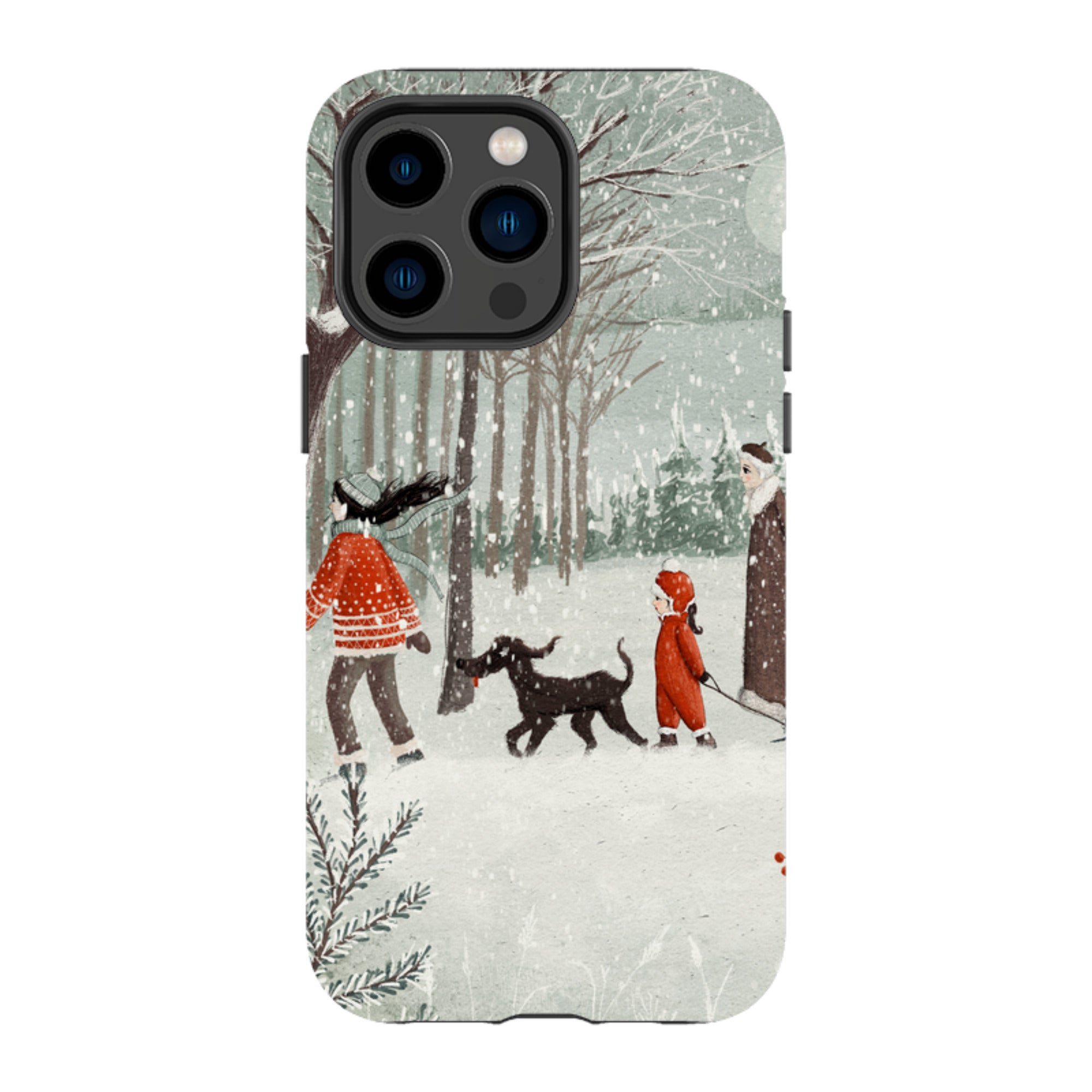 iPhone MagSafe Tough Case -  Winter Walk By Maja Lindberg