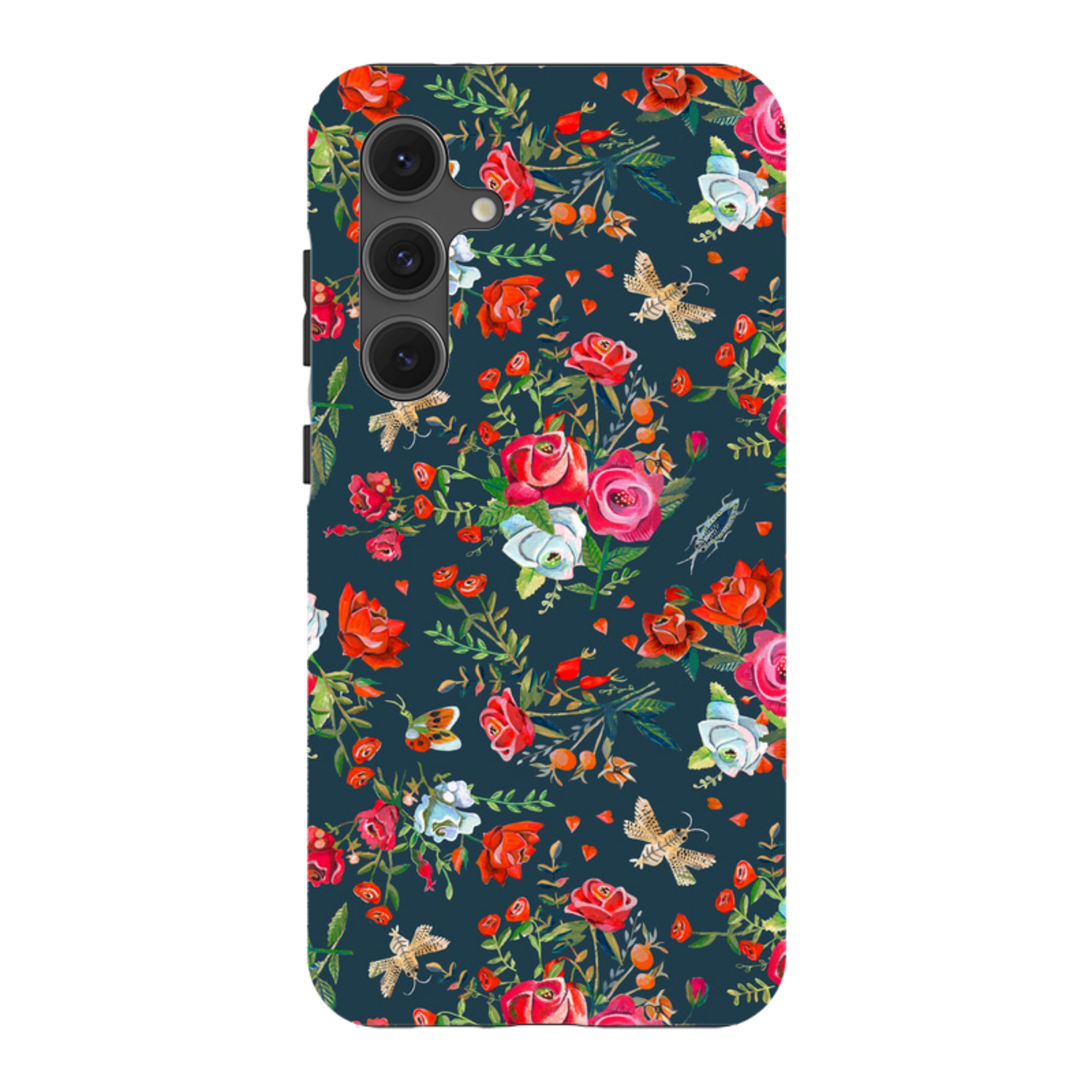 Samsung Tough Case - Blue Roses By Caroline Bonne Muller