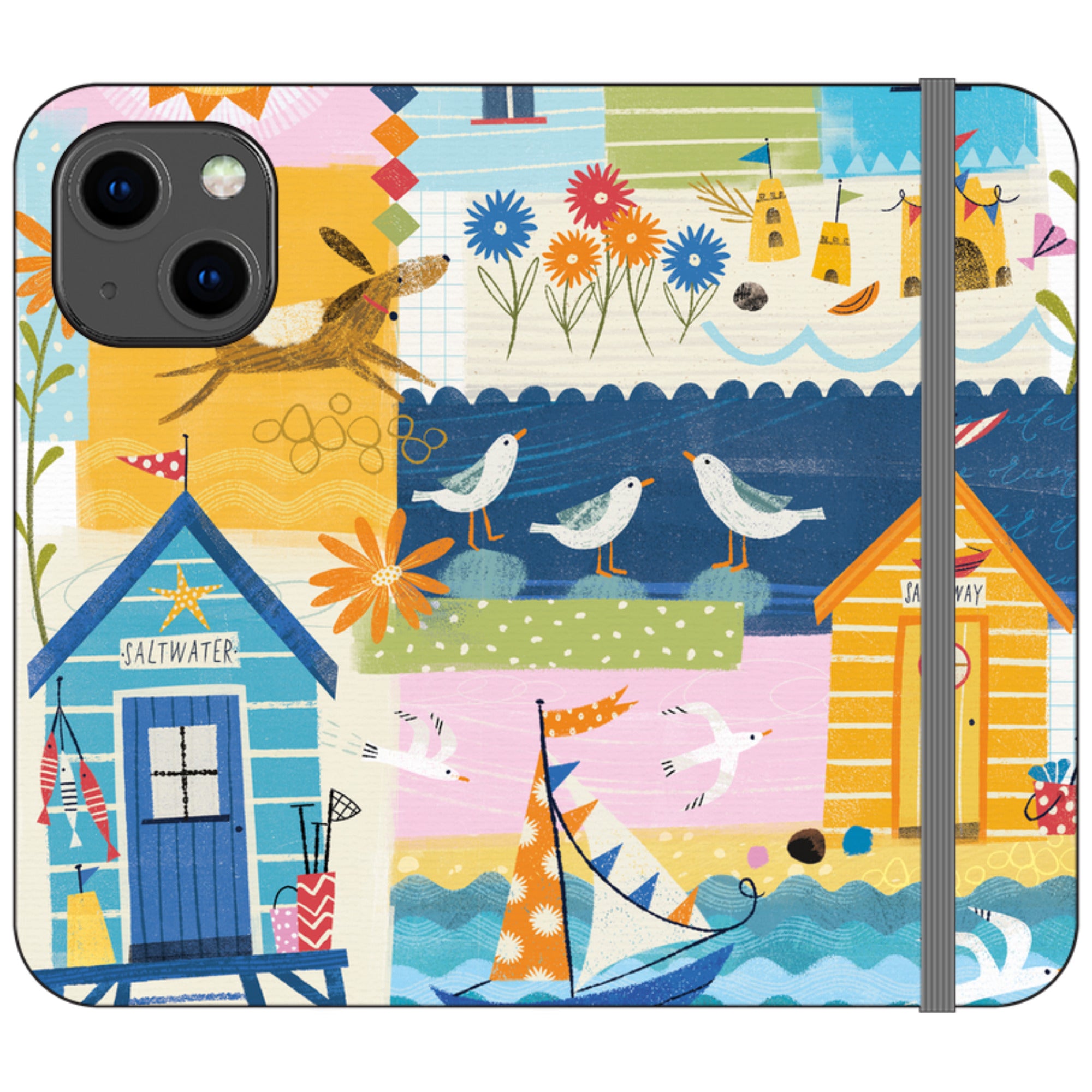 Sunny Days Wallet Case By Ali Brookes