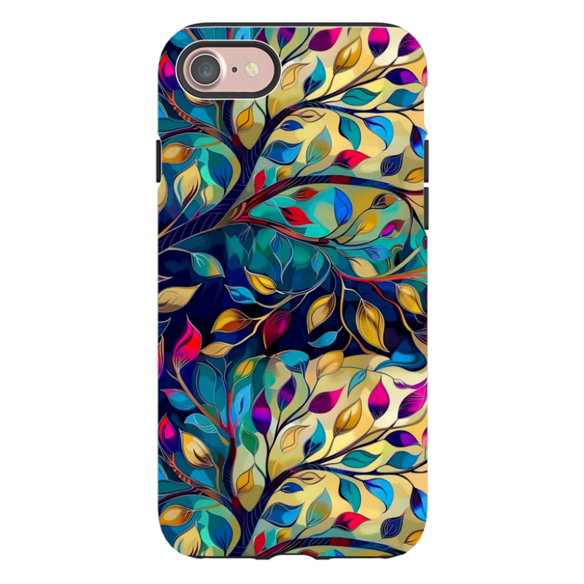 iPhone Case - Teal Leaves