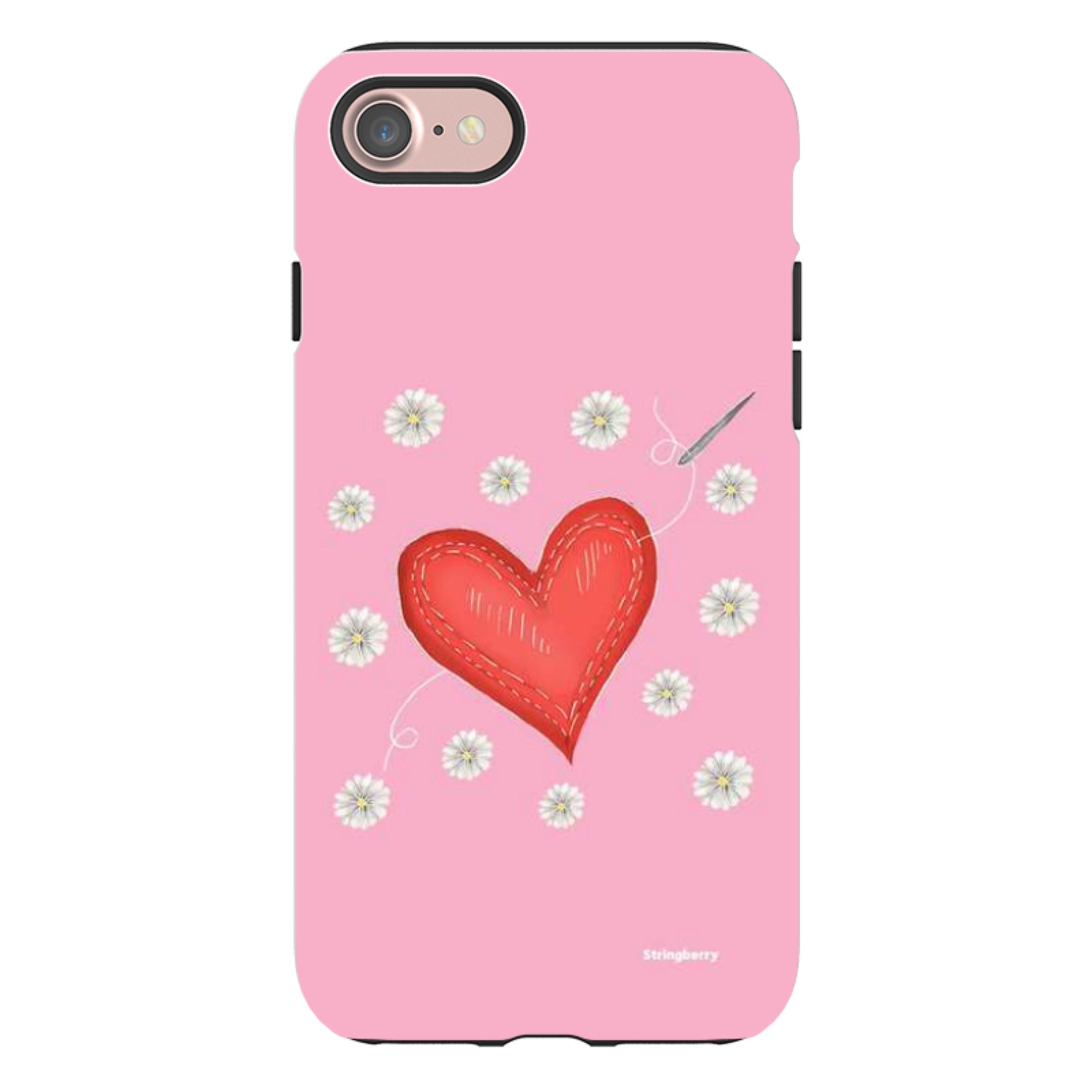 iPhone Tough Case - Love Heart Sewing By Catherine Rowe