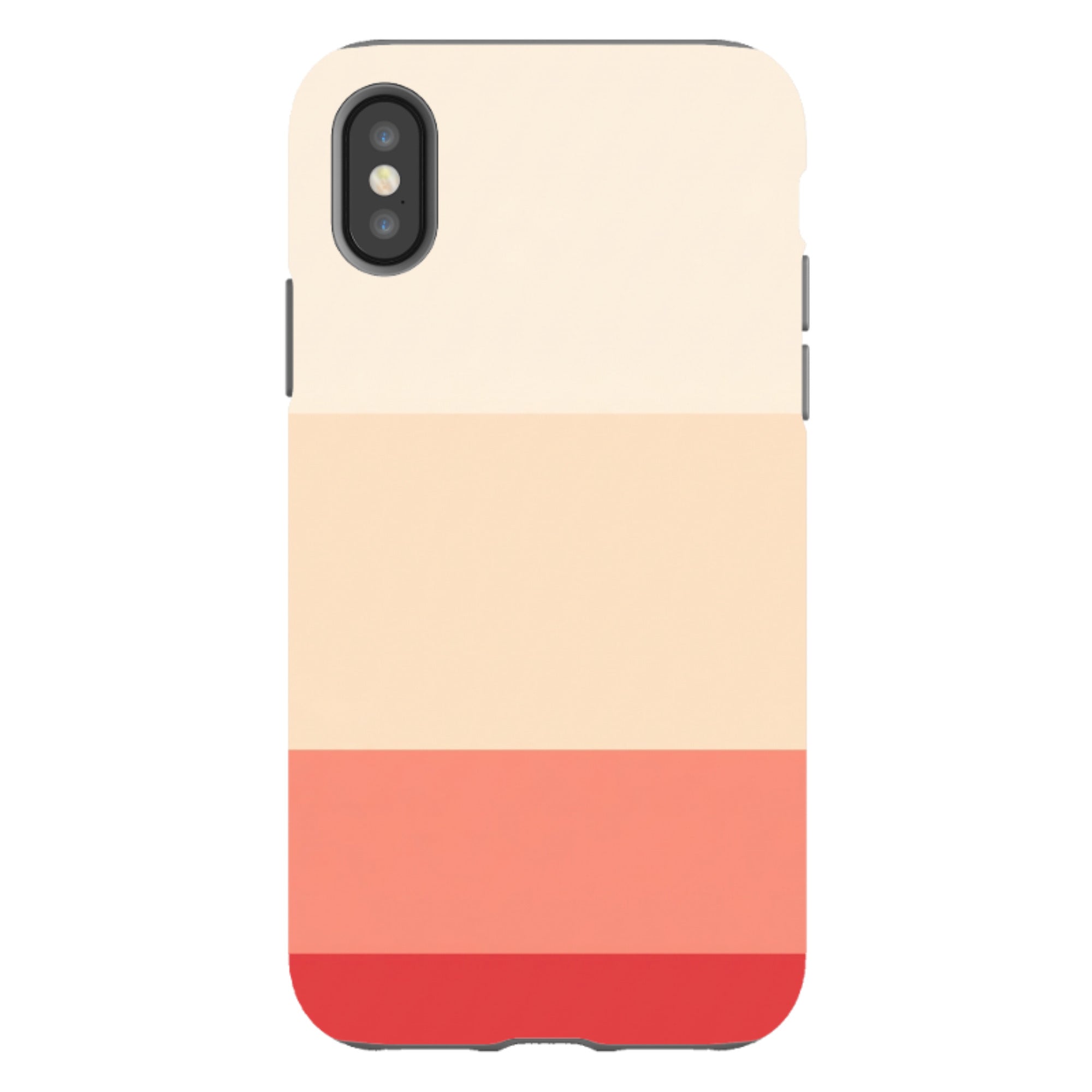 iPhone Tough Case - Crimson Red Gradient