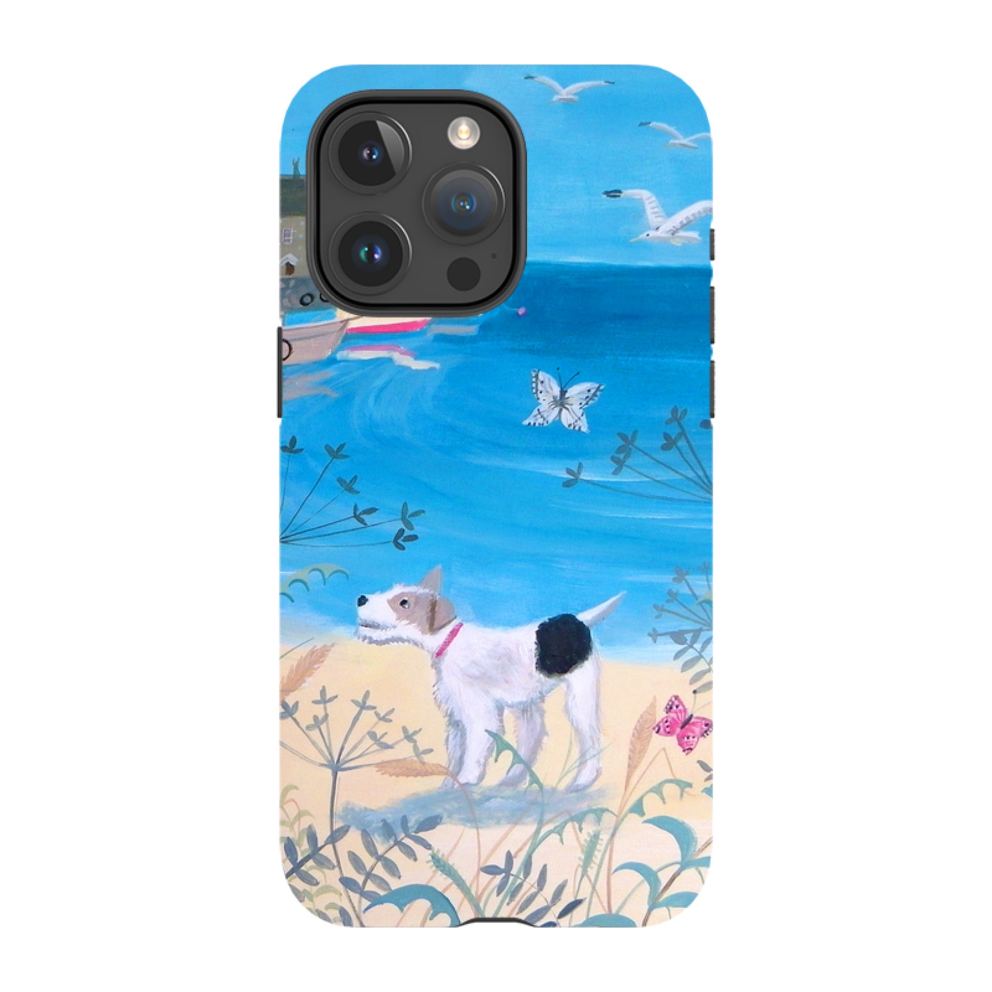 iPhone Tough Case - Seaside Dog By Mary Stubberfield