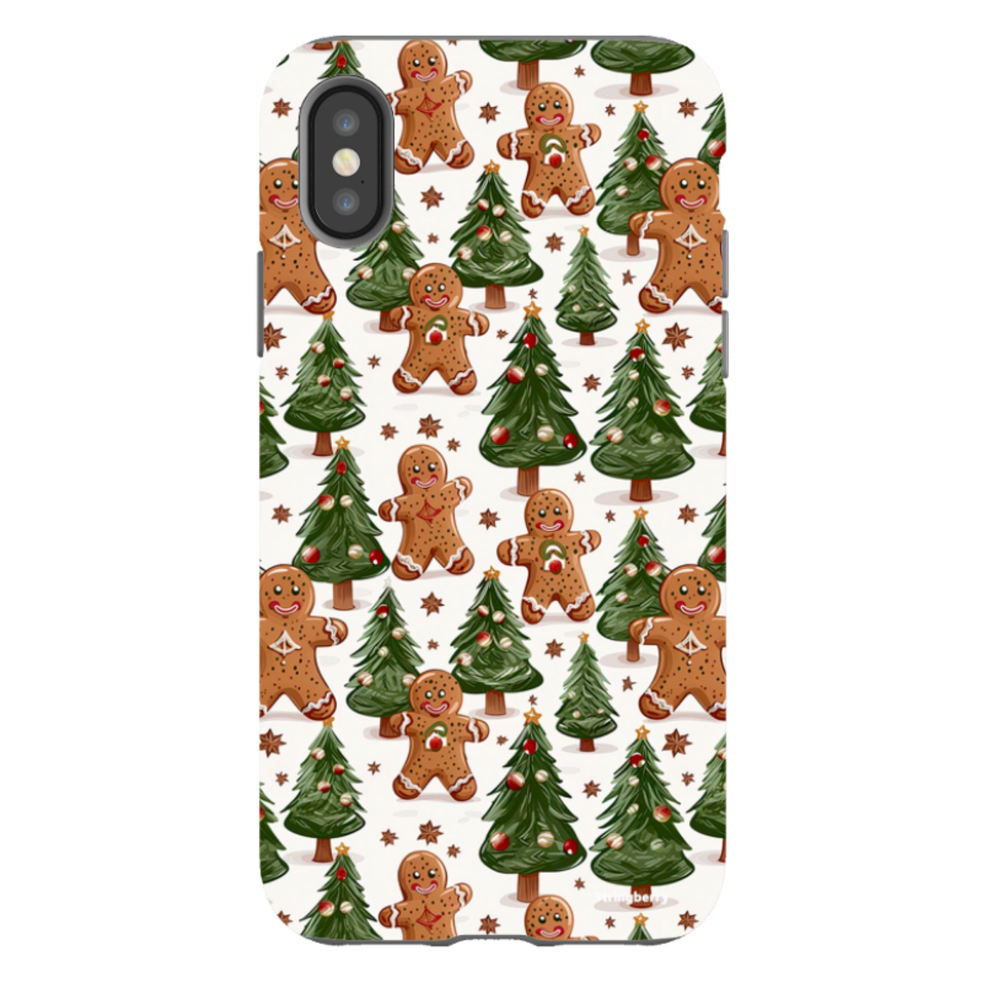 iPhone Tough Case - Ginger Bread Xmas III