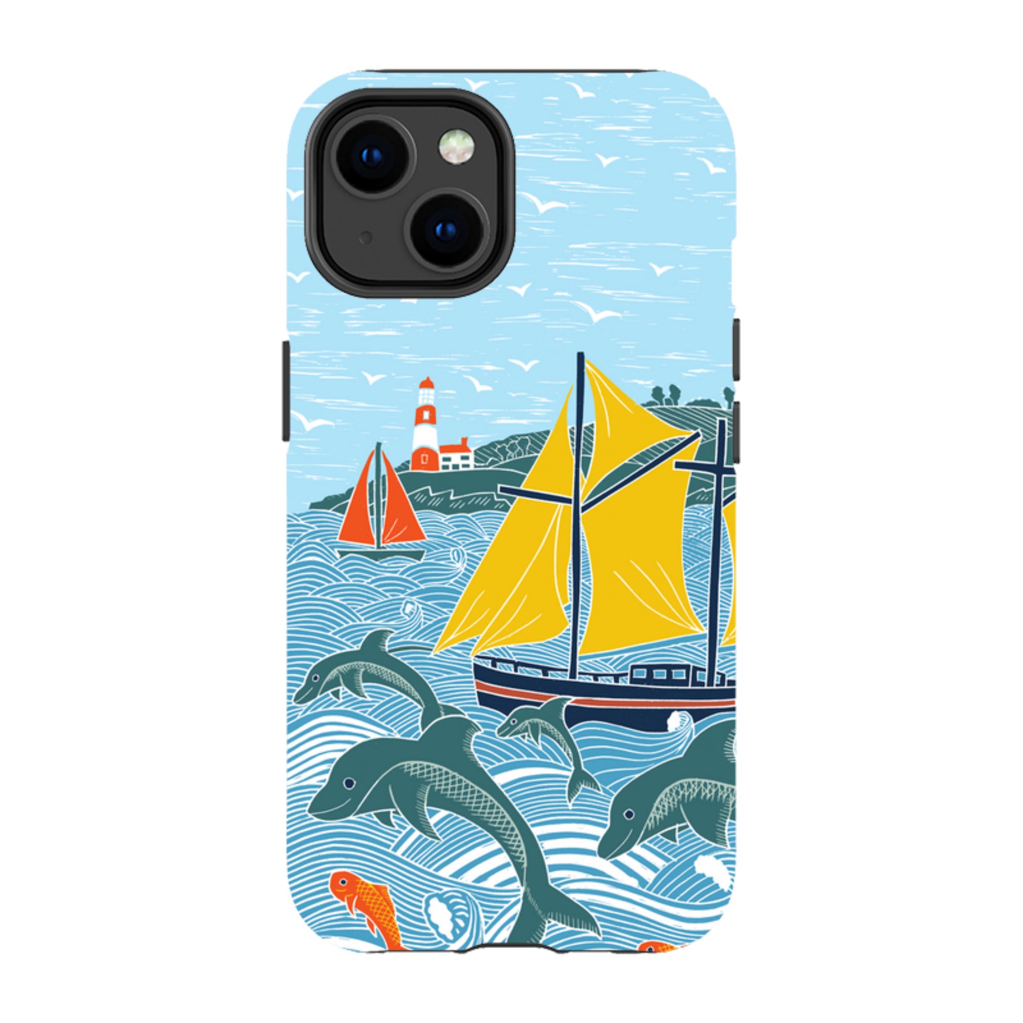 iPhone Case - Dolphins By Kate Heiss