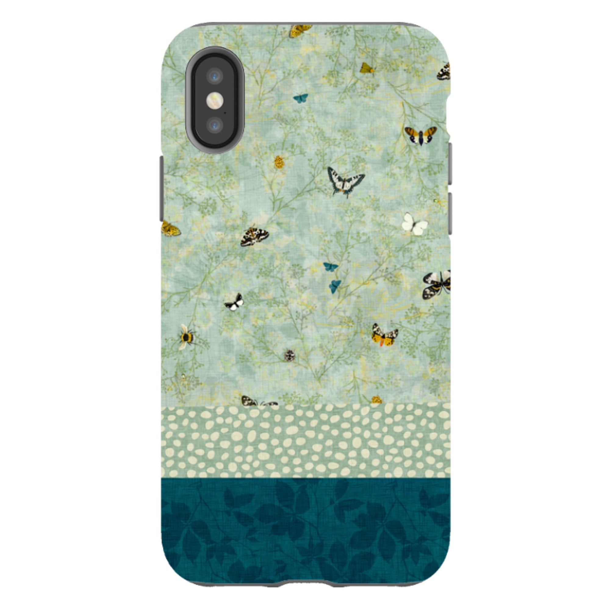 iPhone Tough Case - Chinoiserie Garden Soft Sage 2 By Katherine Quinn
