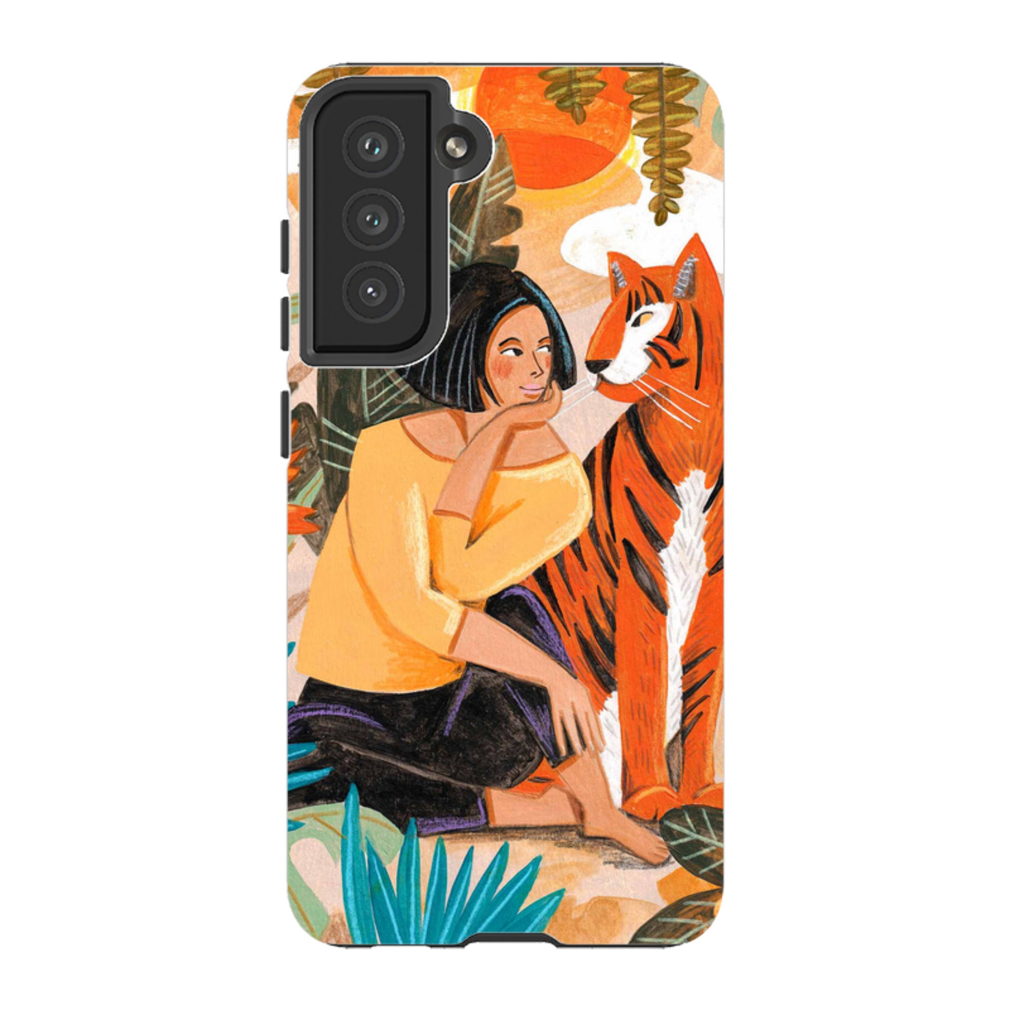 Samsung Tough Case - Hello Tiger By Caroline Bonne Muller