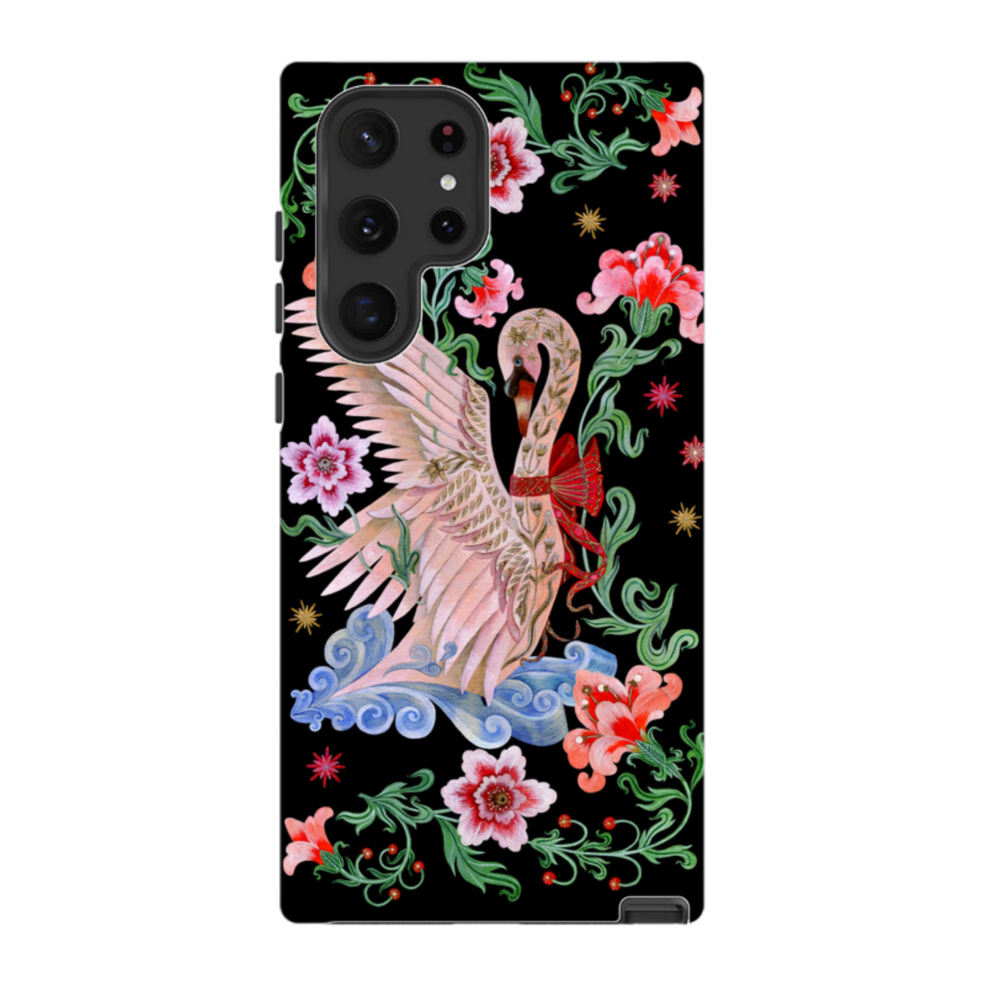 Samsung Tough  Case - Seven Swans A Swimming By Maria Matos