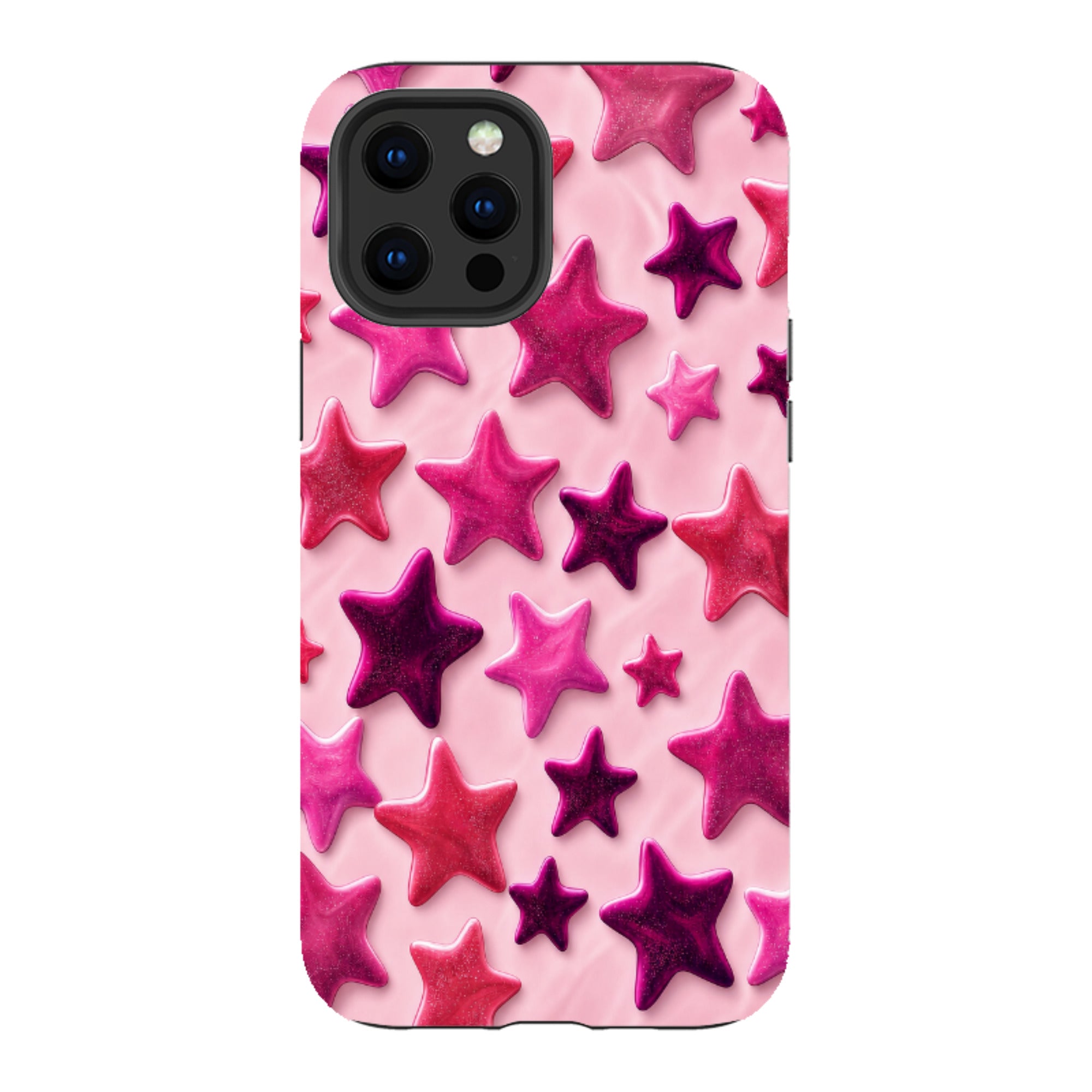 iPhone Tough Case - Fuchsia Star