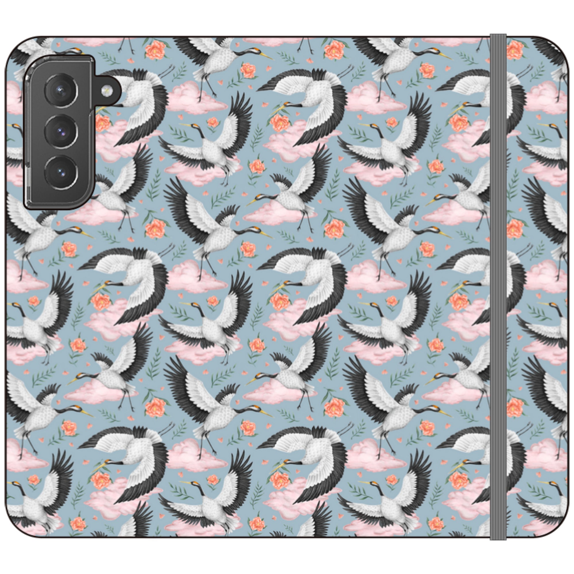 Flight of the Cranes Wallet Case By Catherine Rowe