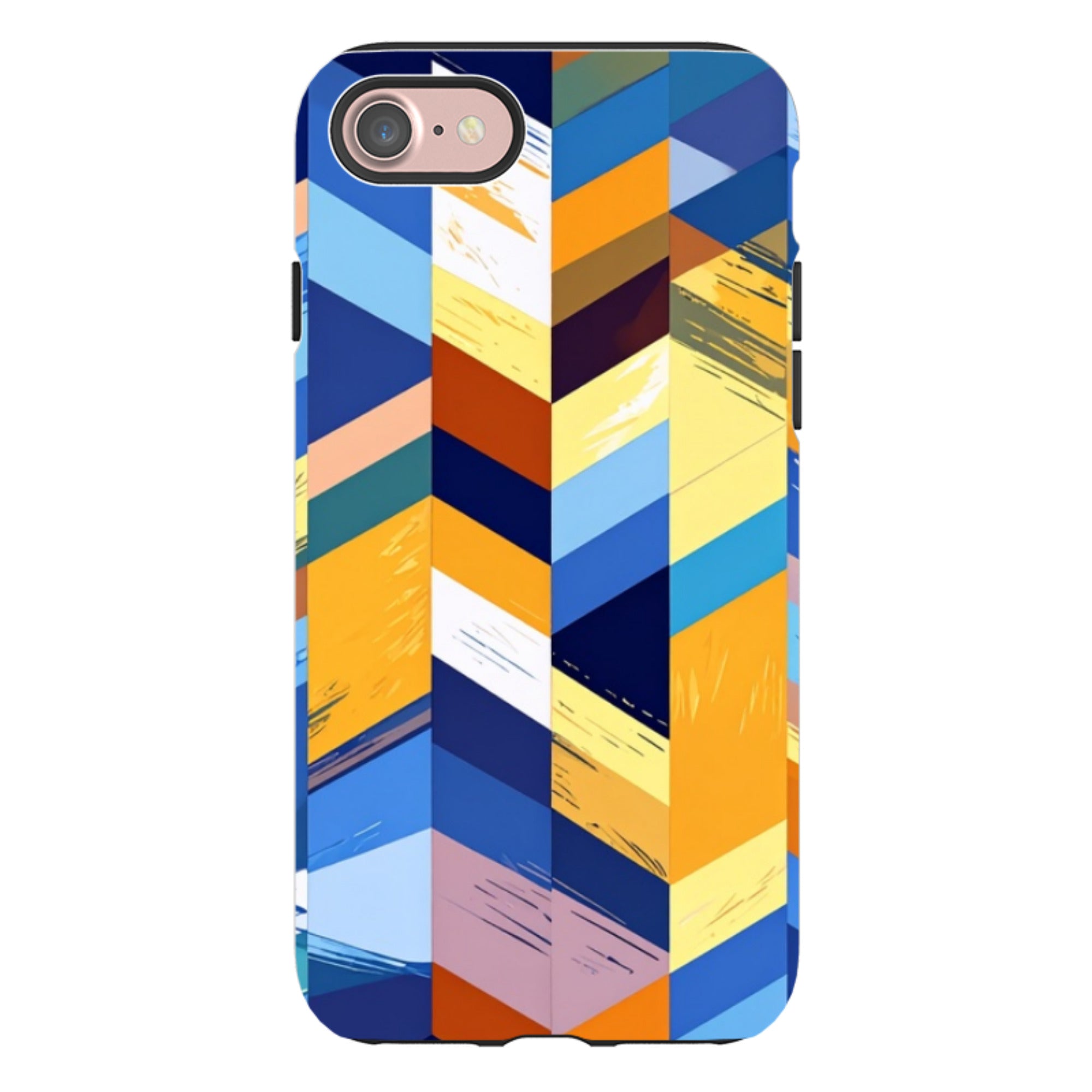 iPhone Tough Case - Technicolor Stripes