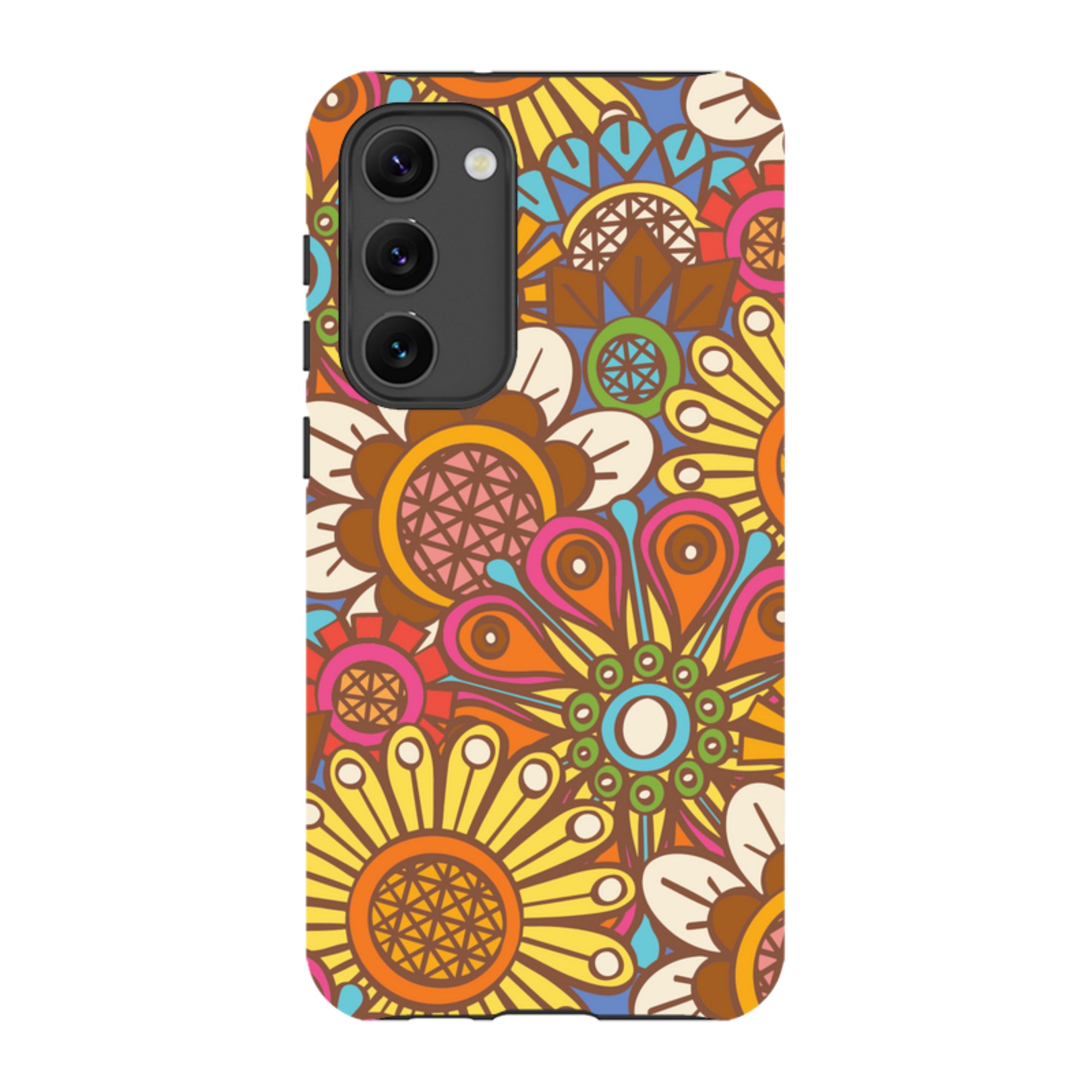 Samsung Tough Case - Retro Posy Brights By Amelia Bowman