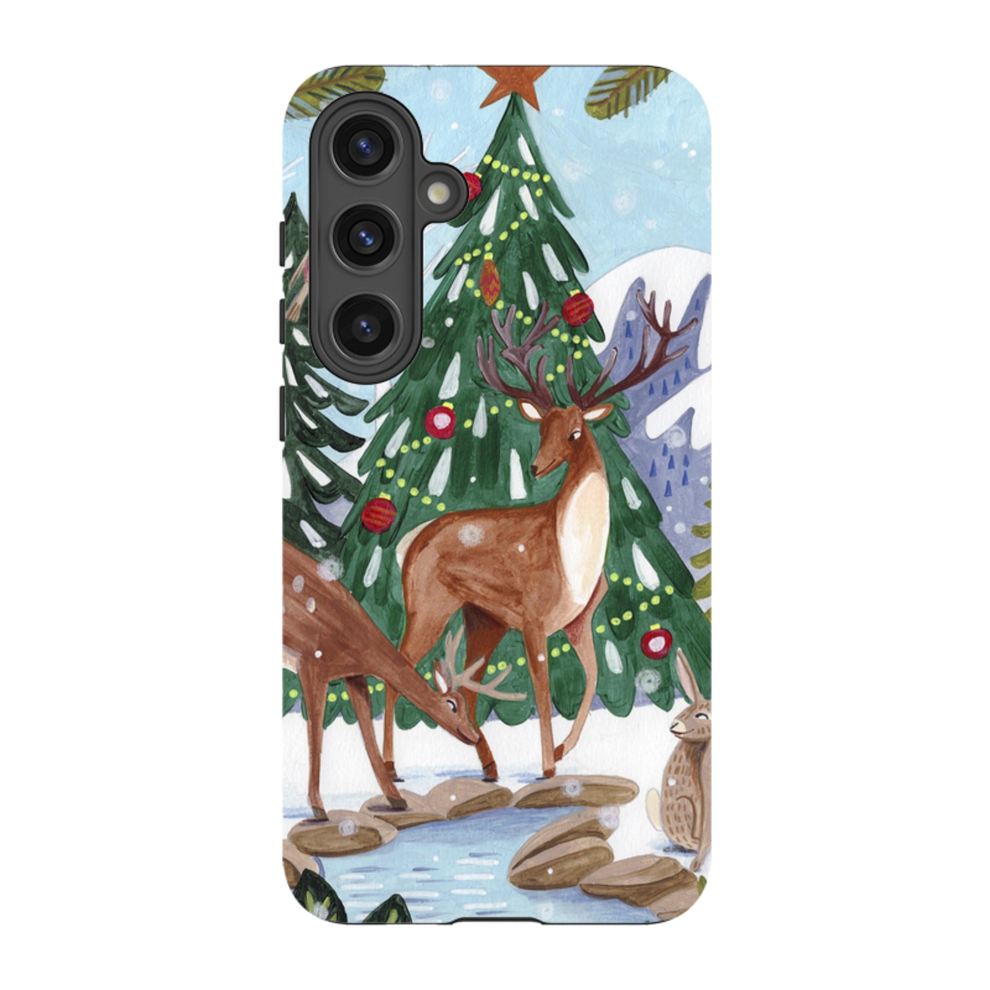 Samsung Tough Case - Winter Forest By Caroline Bonne Muller