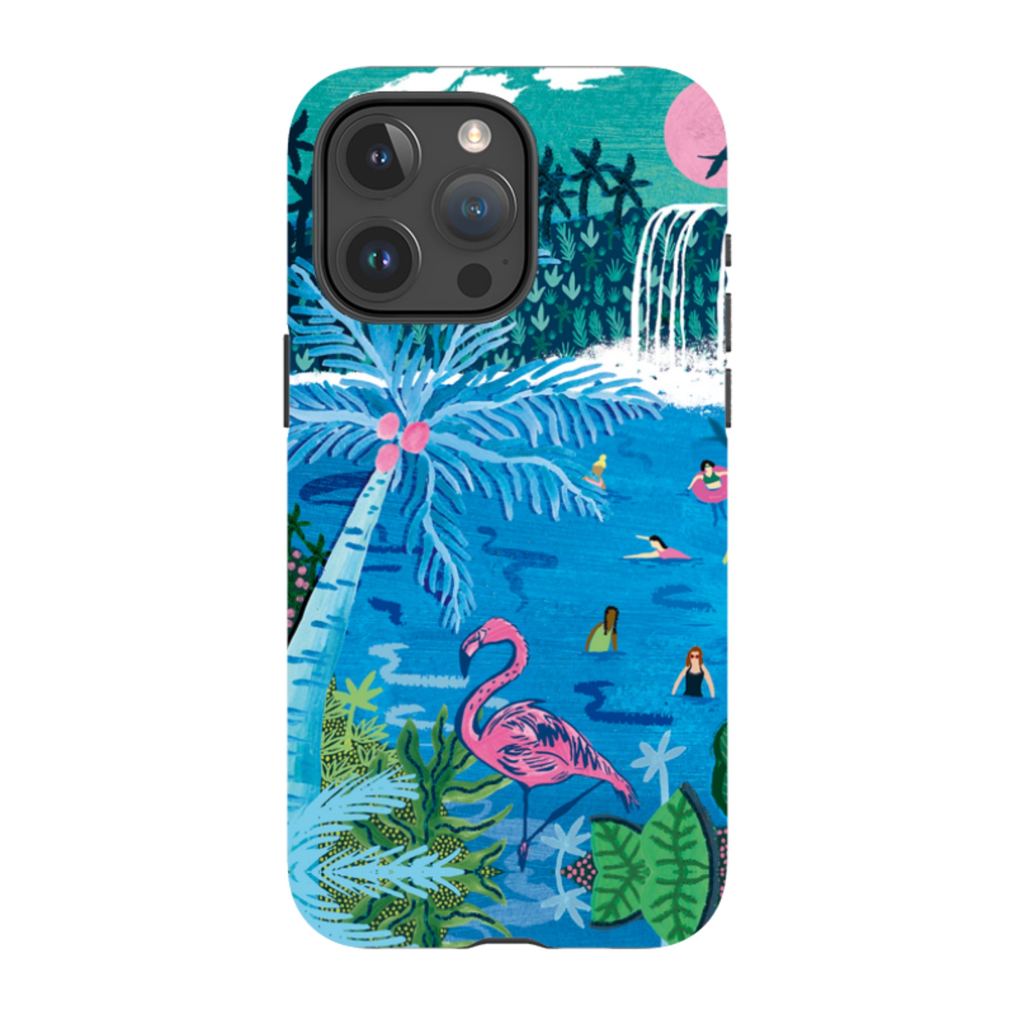 iPhone Tough Case - Palm Pool III By Emma Frances Grant