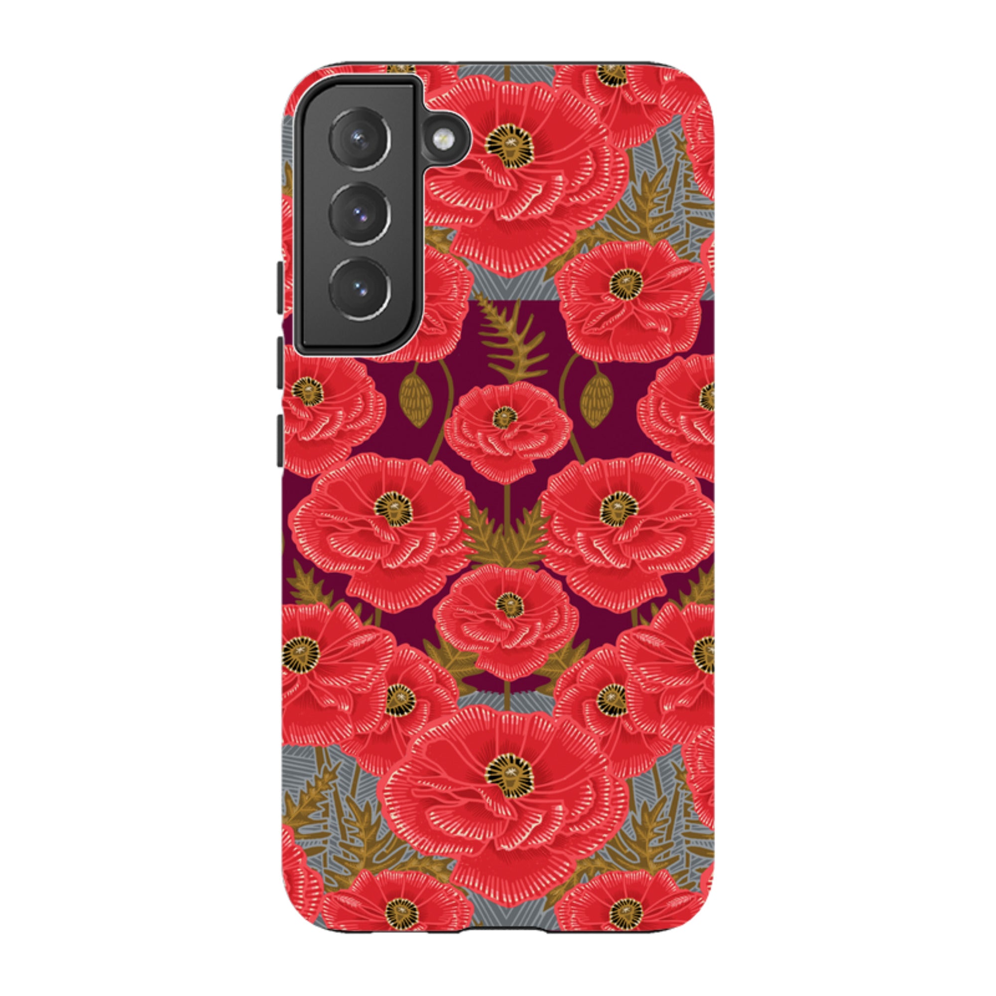 Samsung Tough Case - Poppy Red By Kate Heiss