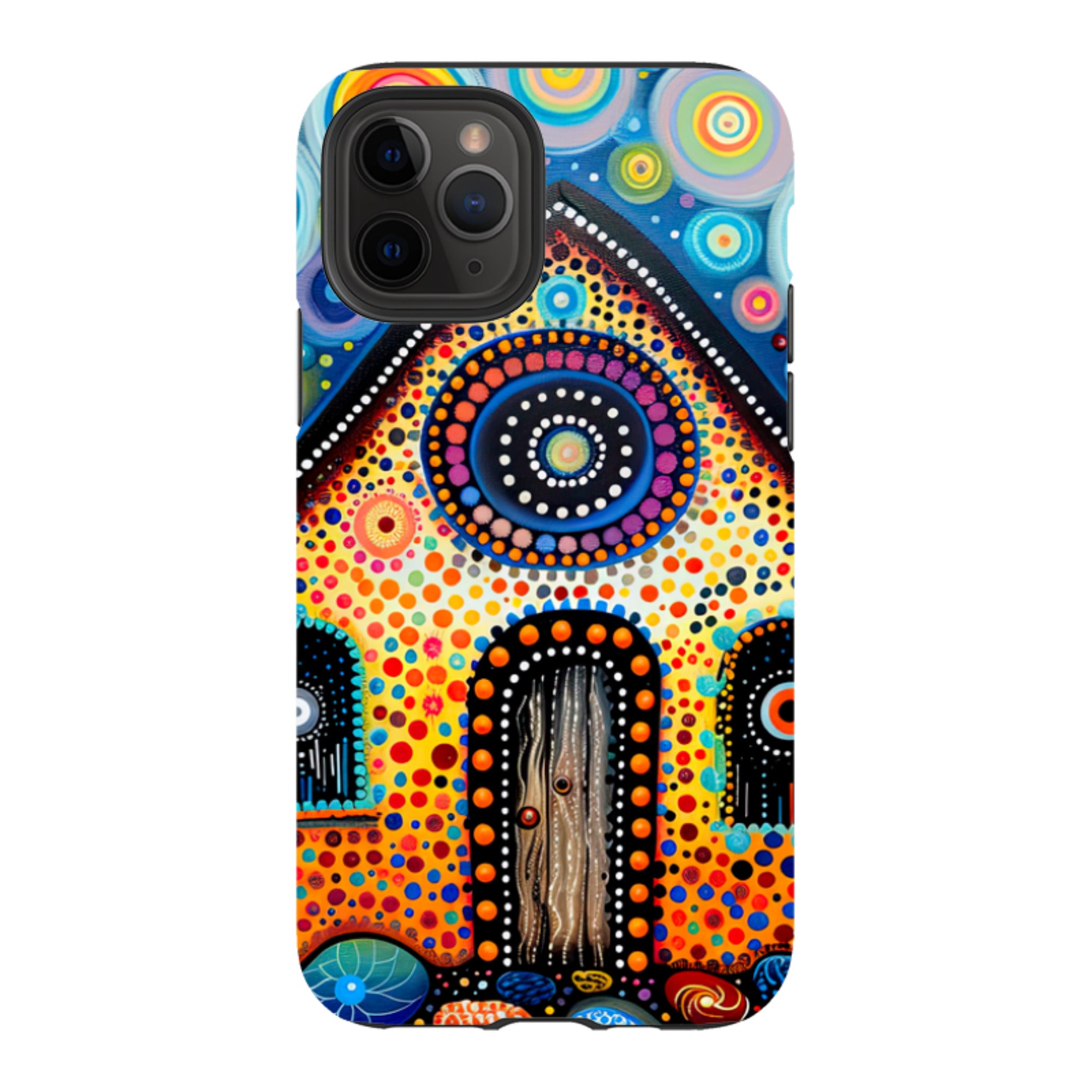 iPhone Case - Folk Art House III