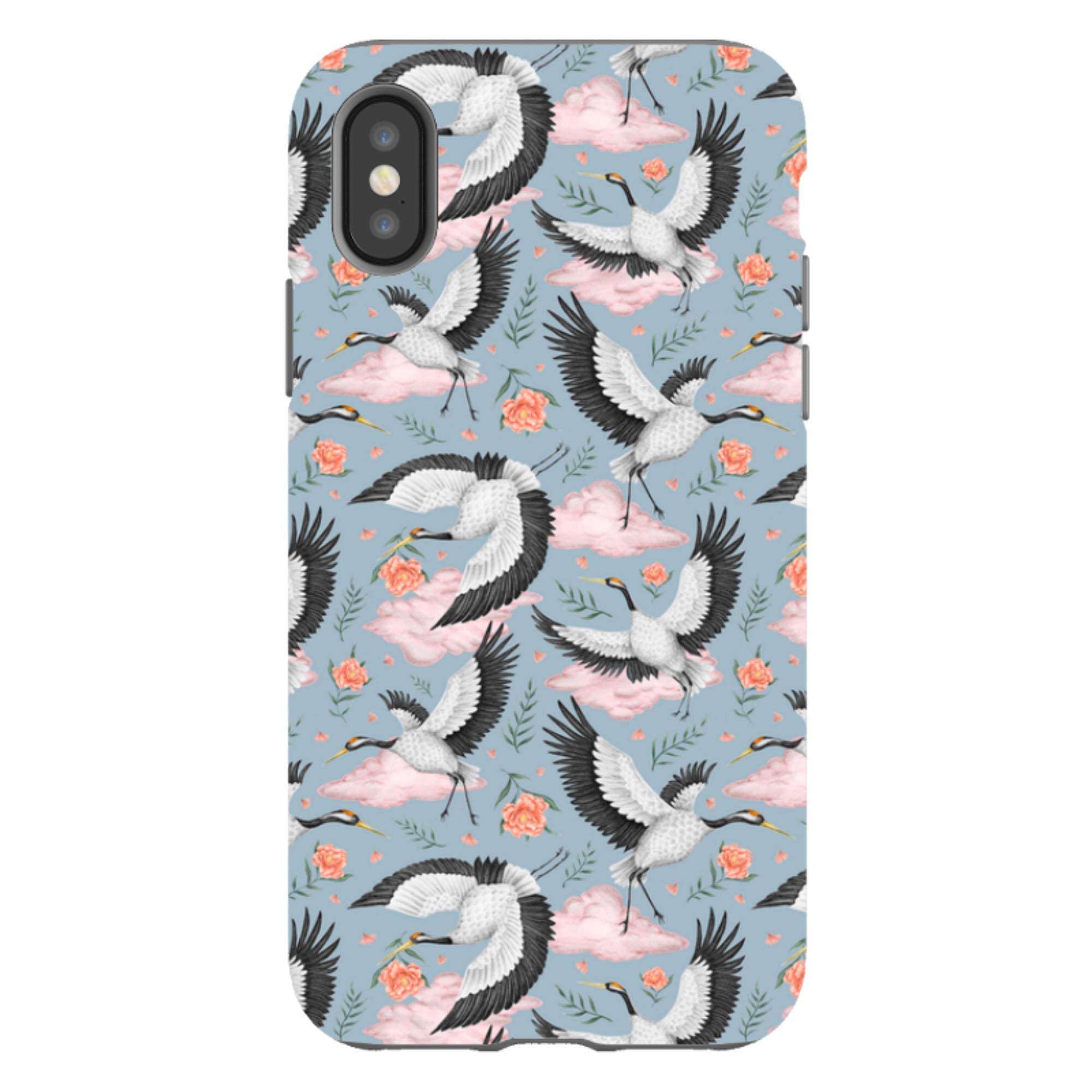 iPhone Tough Case - Flight Of The Cranes By Catherine Rowe