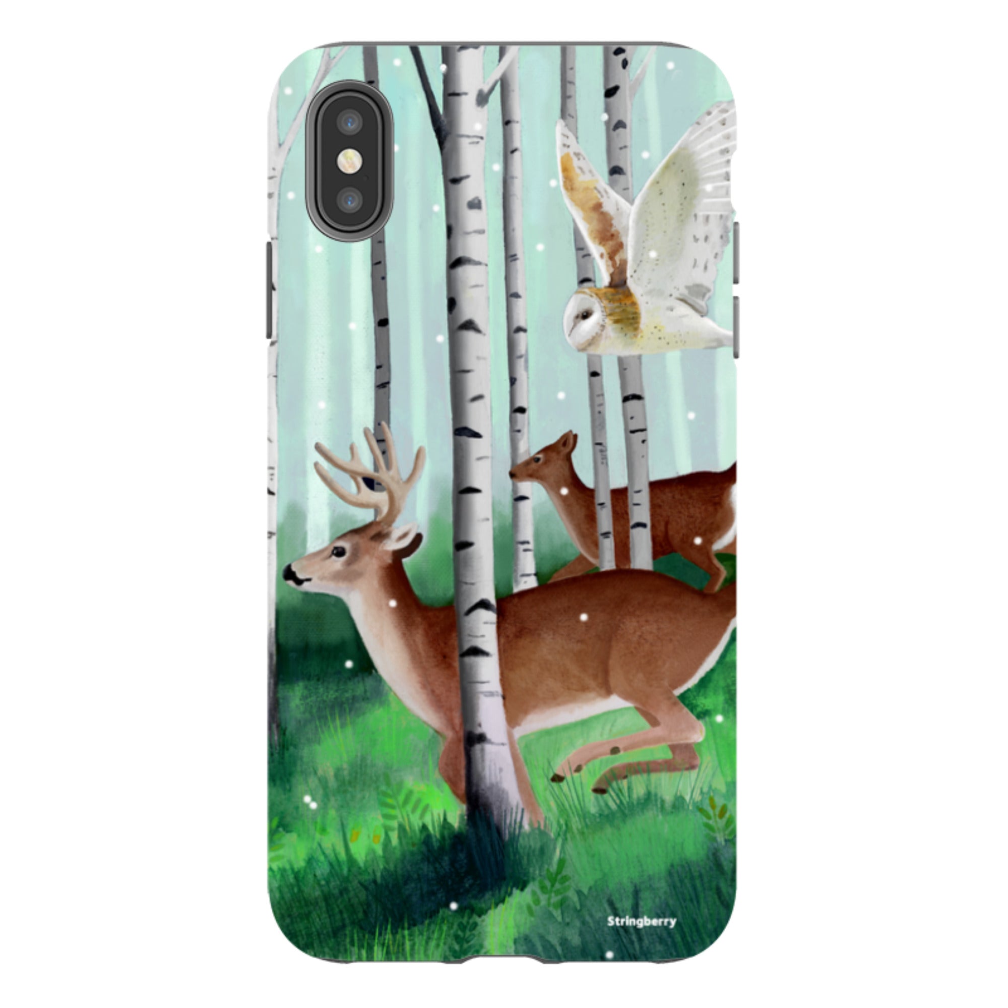 iPhone Tough Case - Winter Woods By Bex Parkin