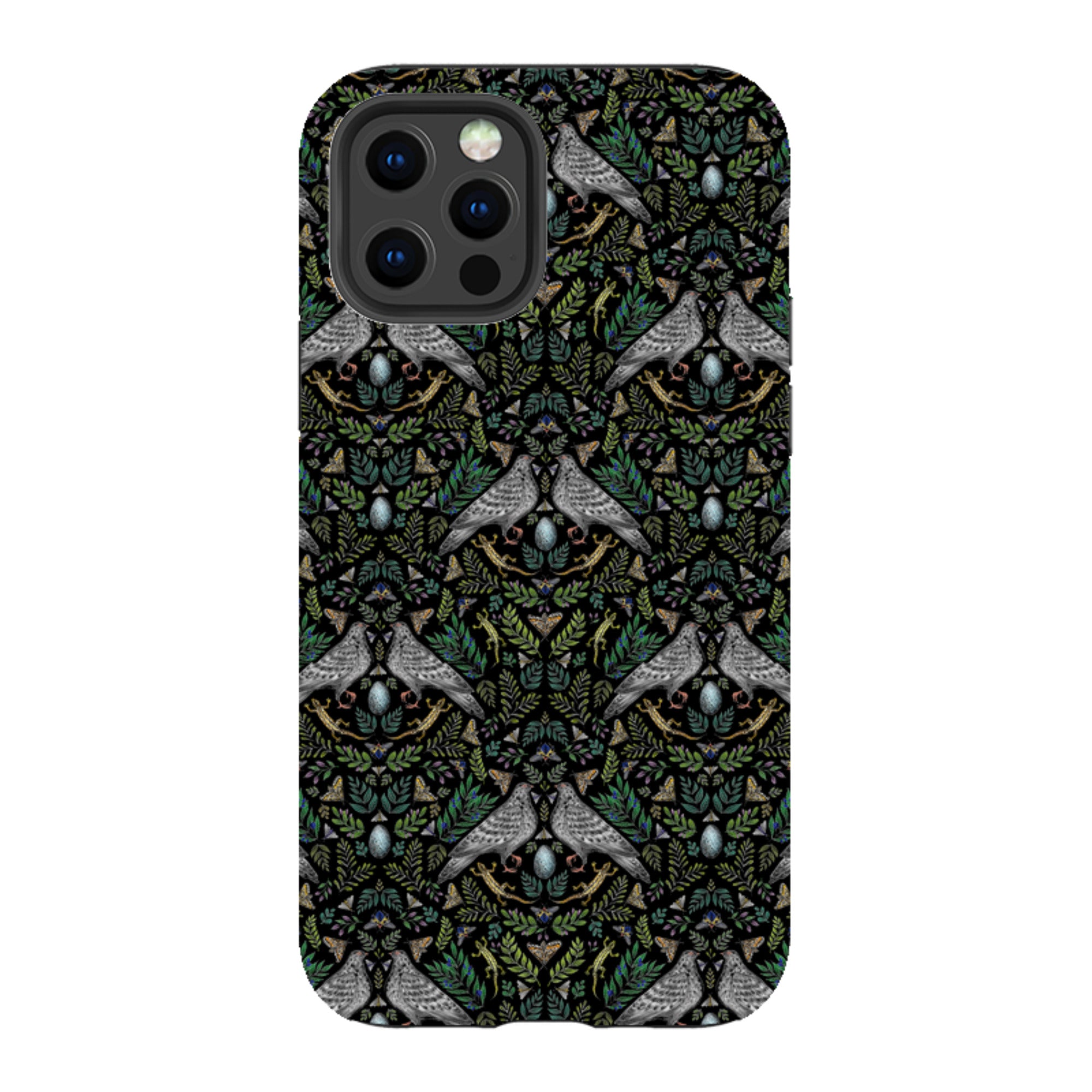 iPhone Tough Case - Dove Pattern By Catherine Rowe