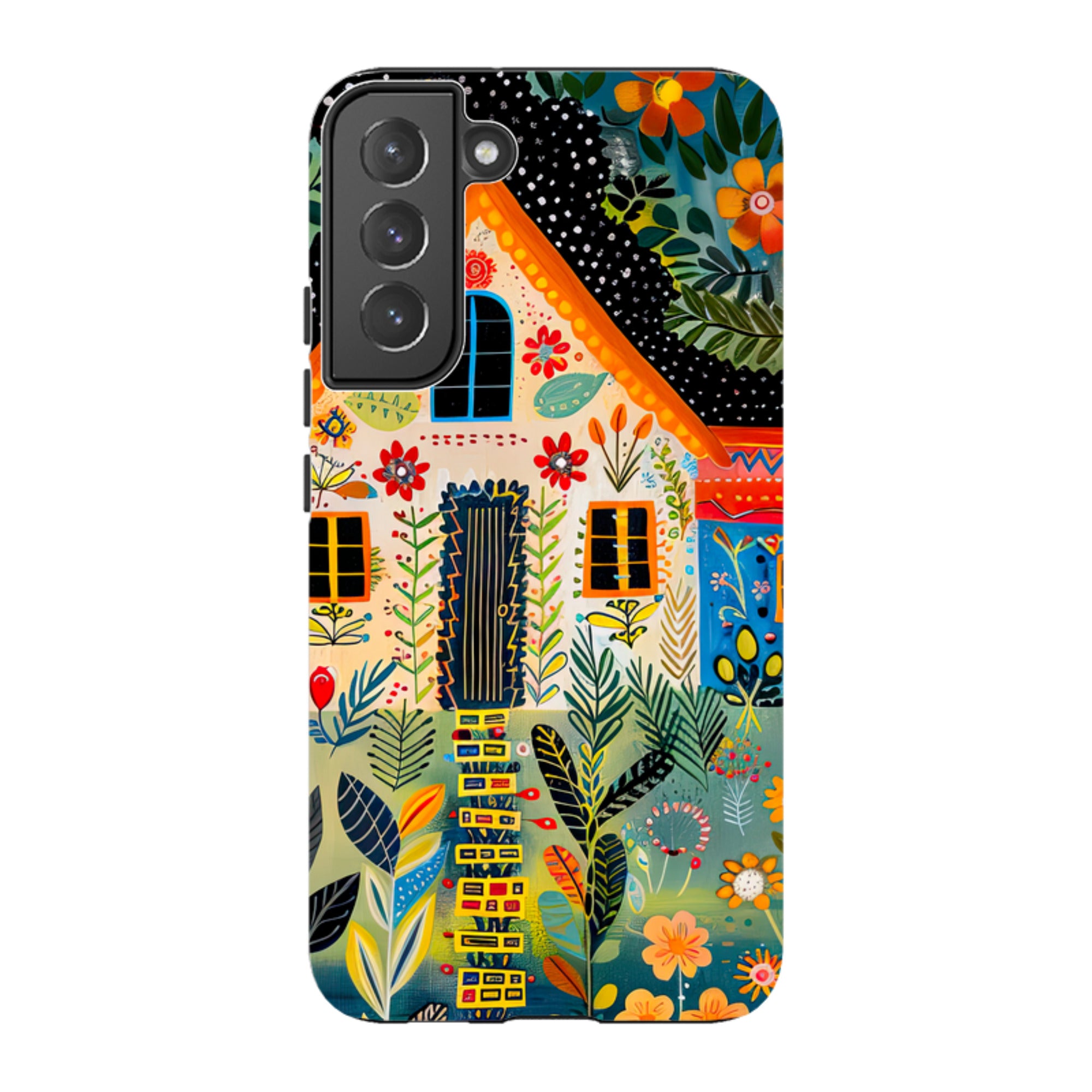 Samsung Tough Case - Folk Art House II