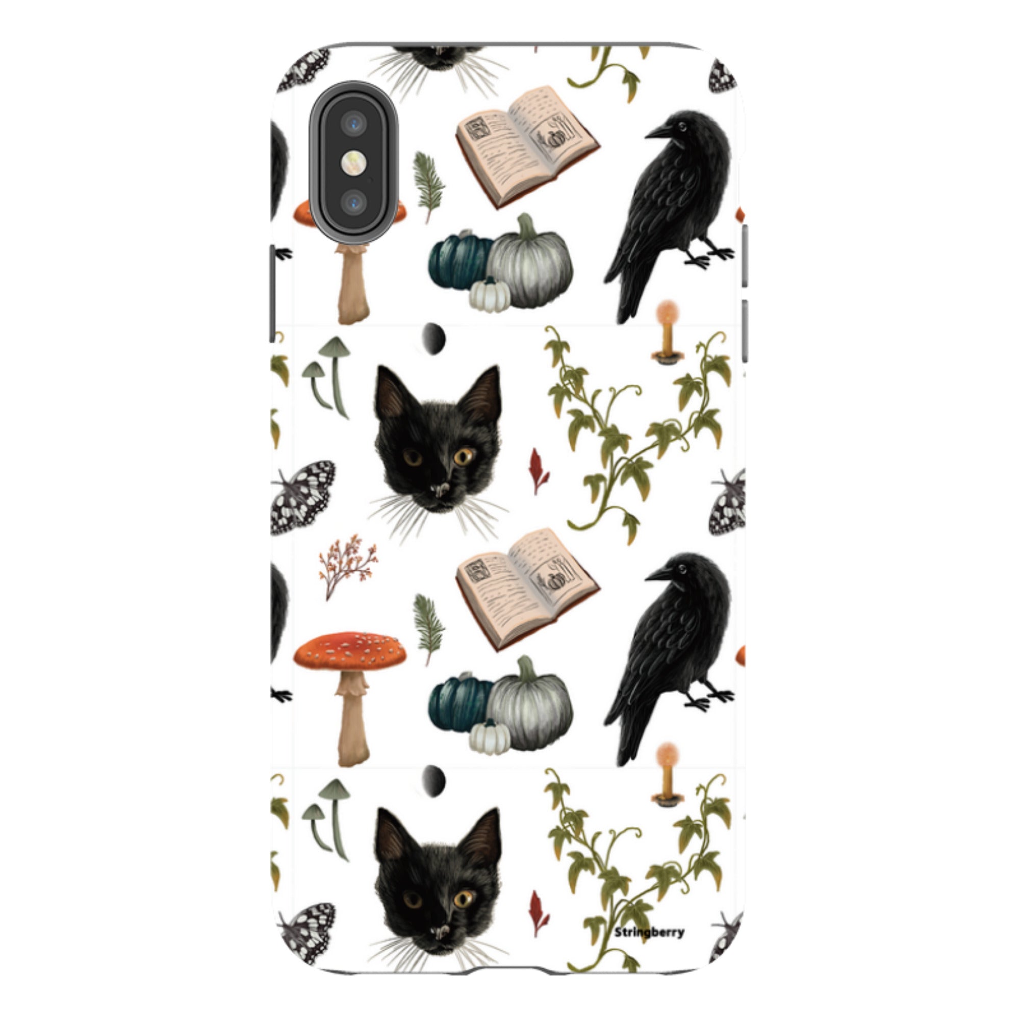 iPhone Tough Case - Halloween Pattern II By Anna Stead