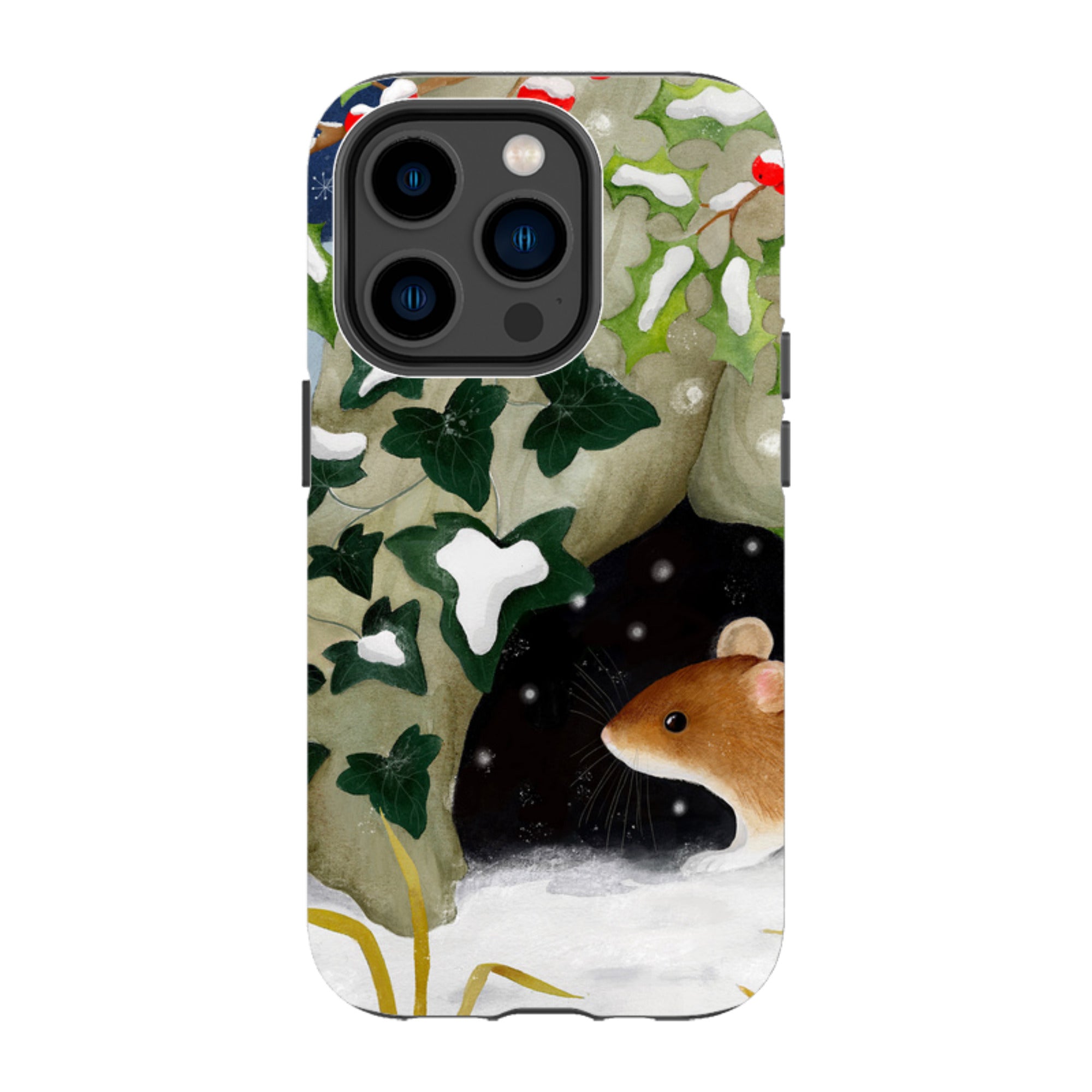 iPhone MagSafe Tough Case - Winter Mouse By Bex Parkin