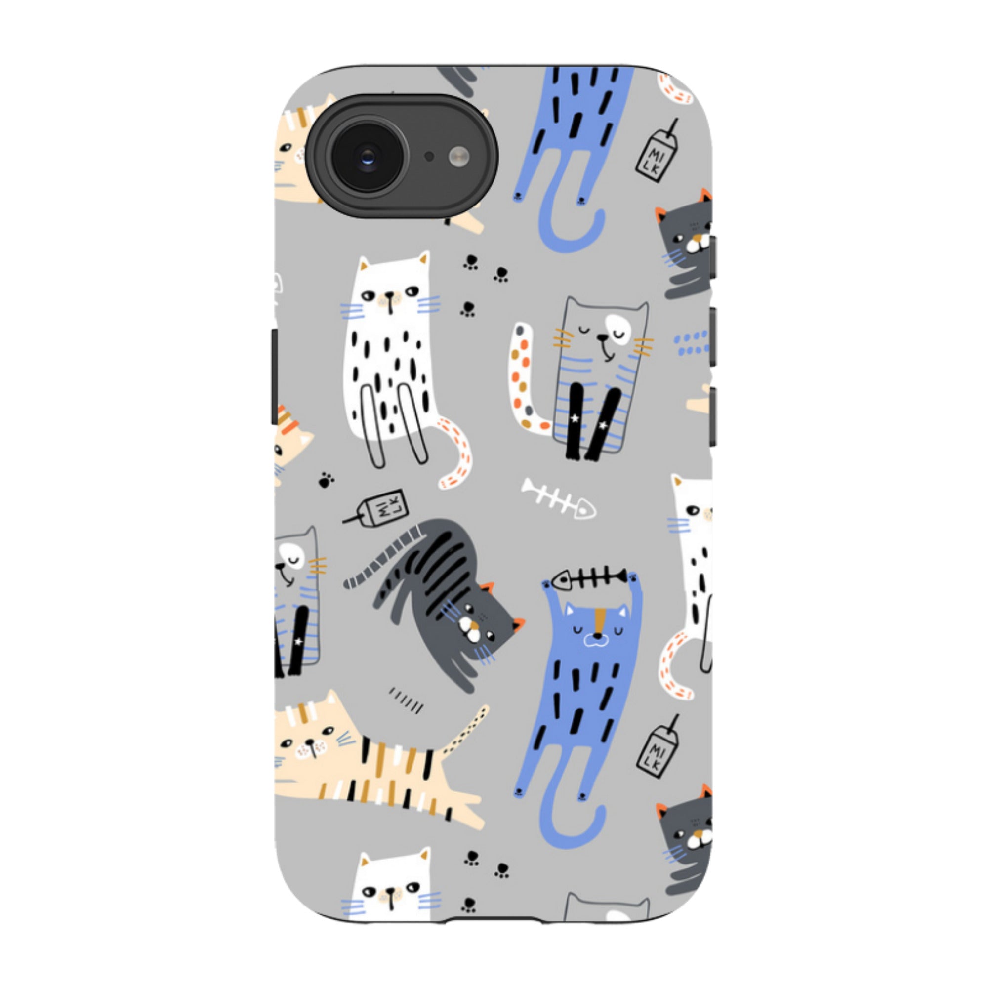 iPhone Tough Case - Cat And Bone