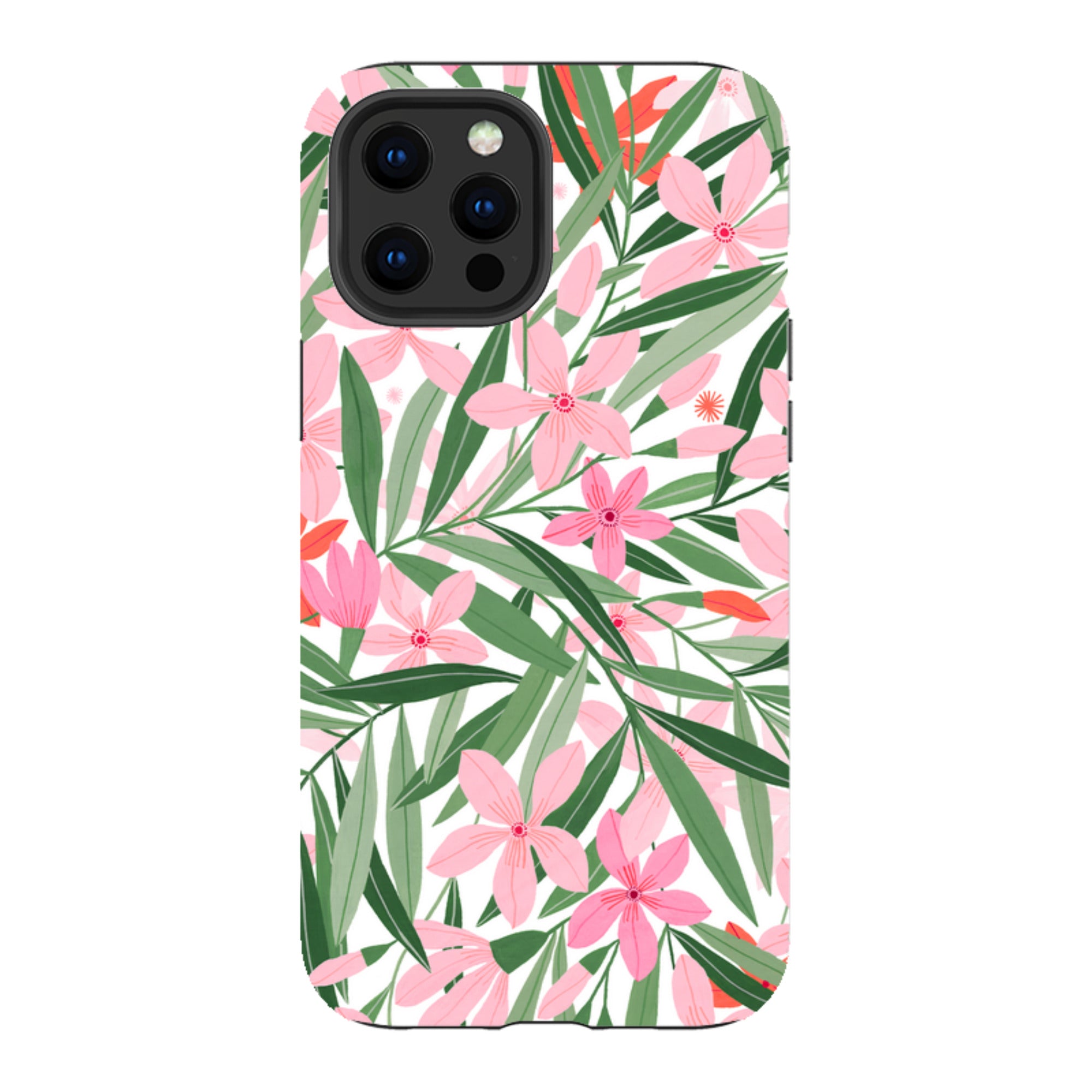 iPhone Tough Case - Oleandro Pattern By Madalina Andronic