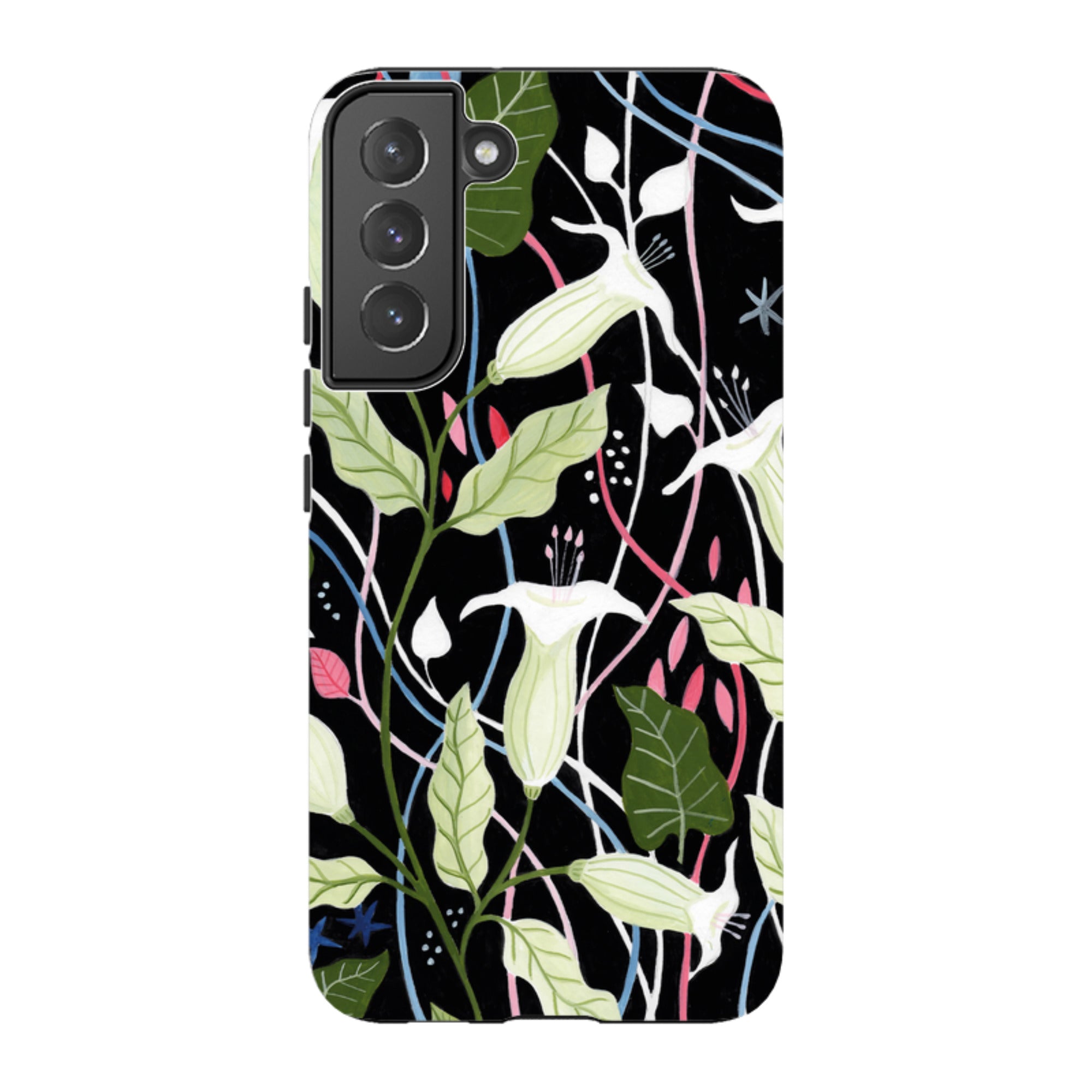 Samsung Tough Case - Trumpet Flowers By Bex Parkin