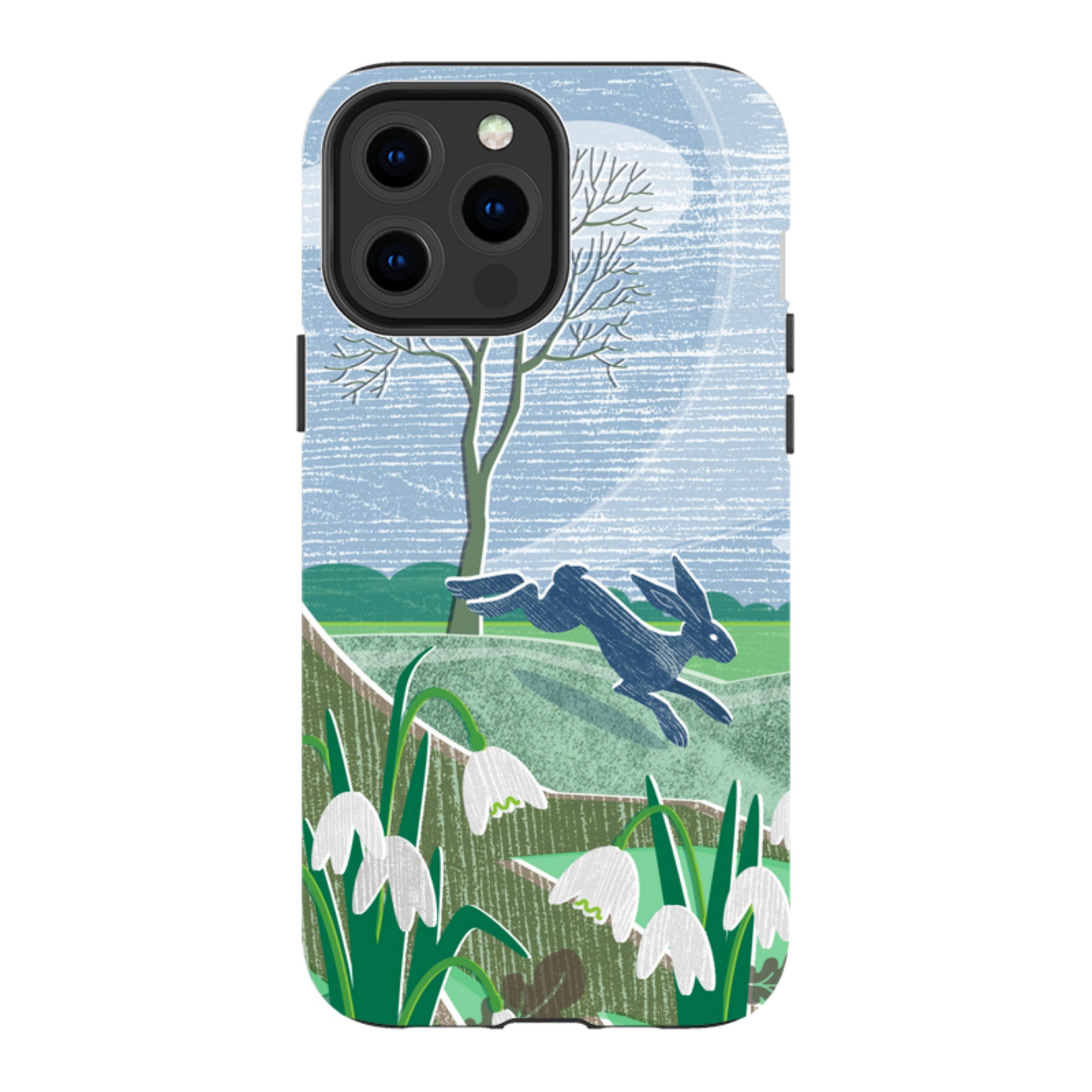 iPhone Tough Case - Snowdrops And Hare By Liane Payne